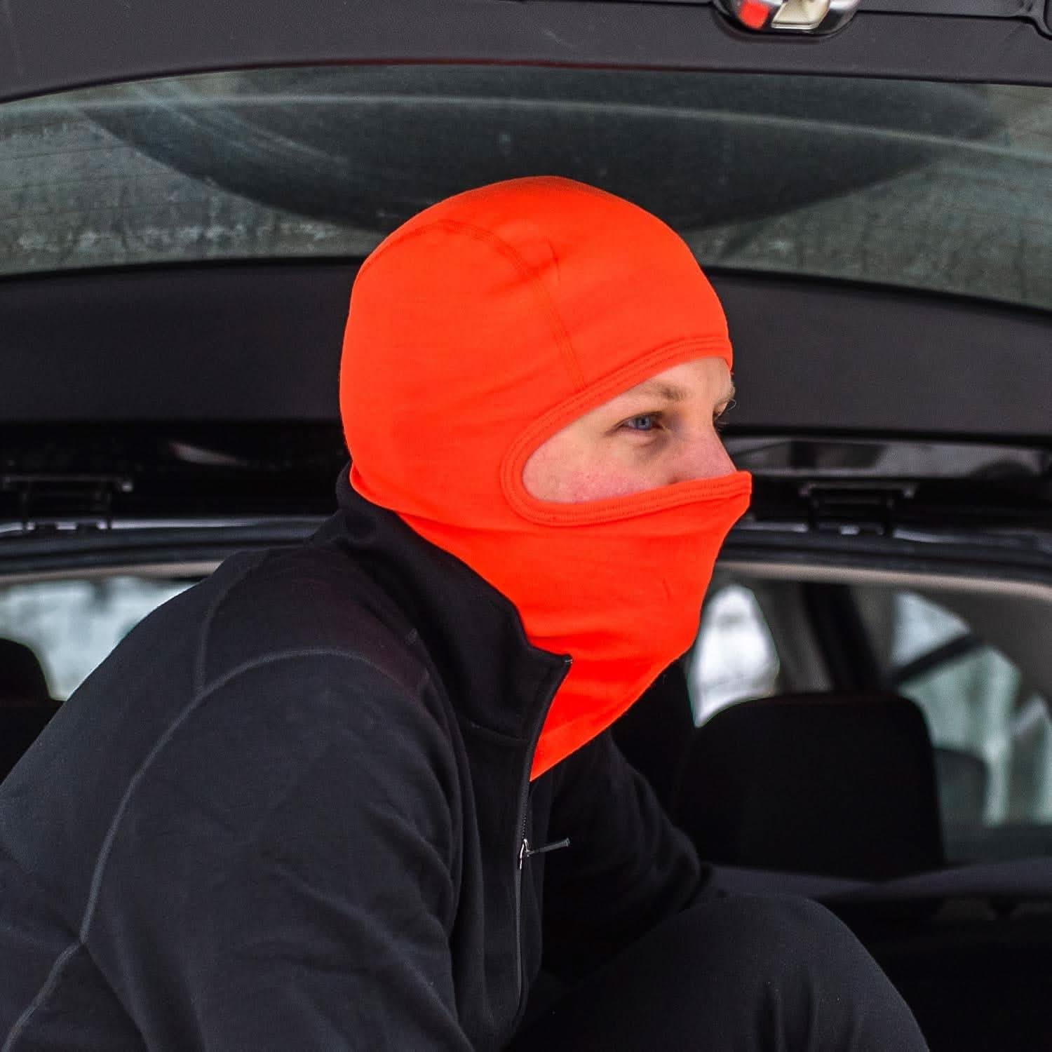 Midweight Merino Wool Balaclava Ski Mask for Winter Sports