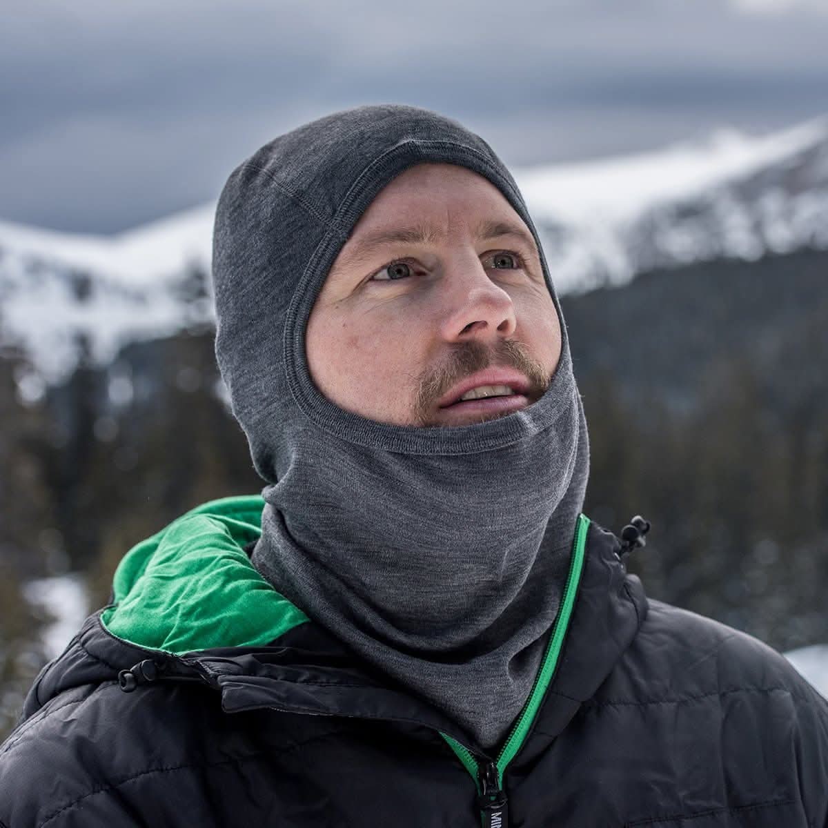 Midweight Merino Wool Balaclava Ski Mask for Winter Sports