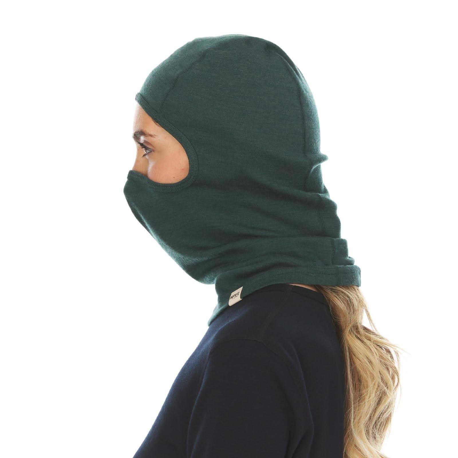 Midweight Merino Wool Balaclava Ski Mask for Winter Sports