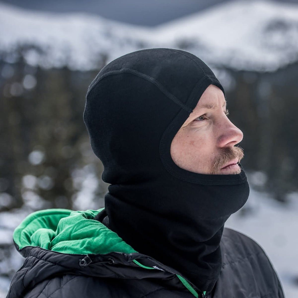 Midweight Merino Wool Balaclava Ski Mask for Winter Sports
