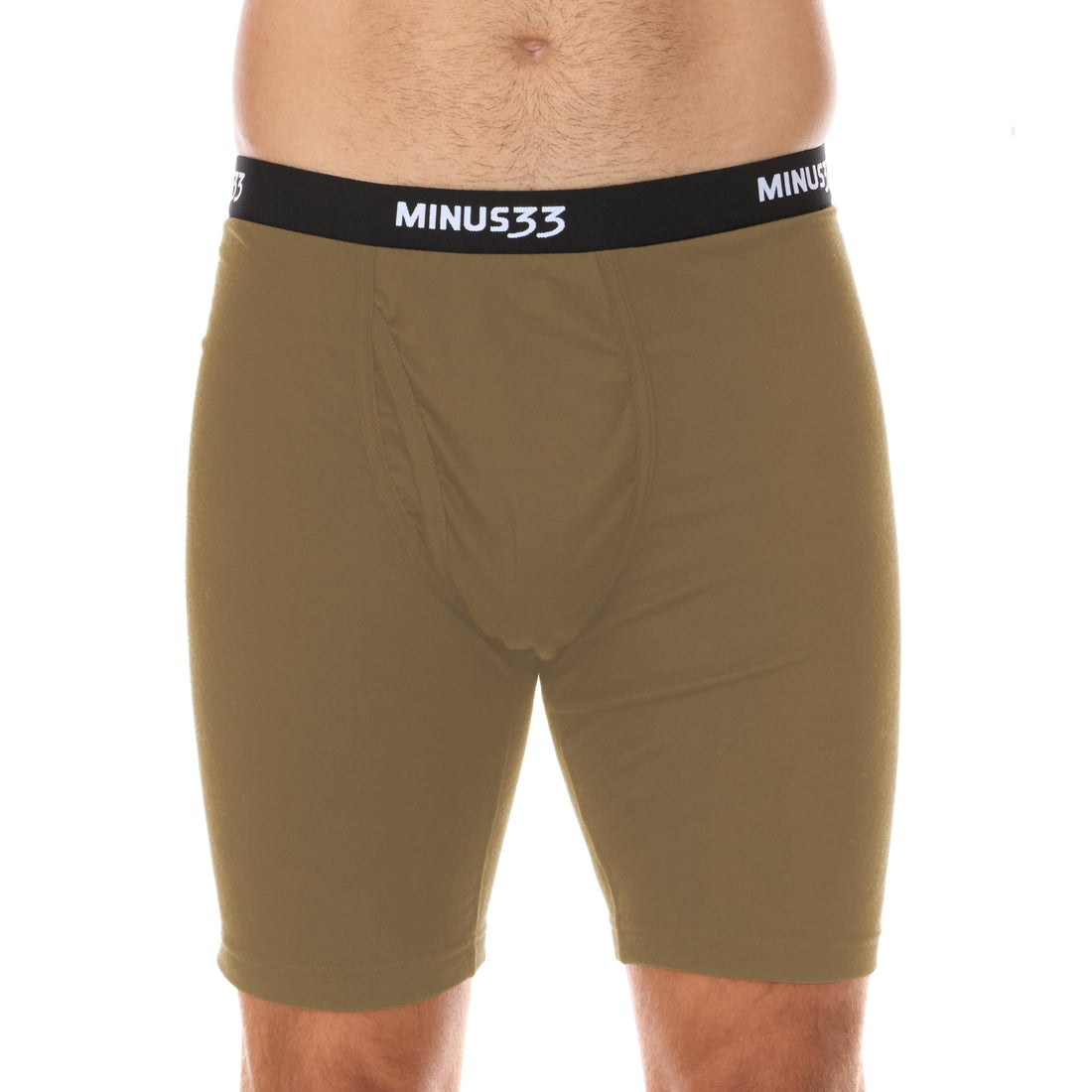 Men's Microweight Merino Wool Pouch Boxer Briefs - Athletic Fit