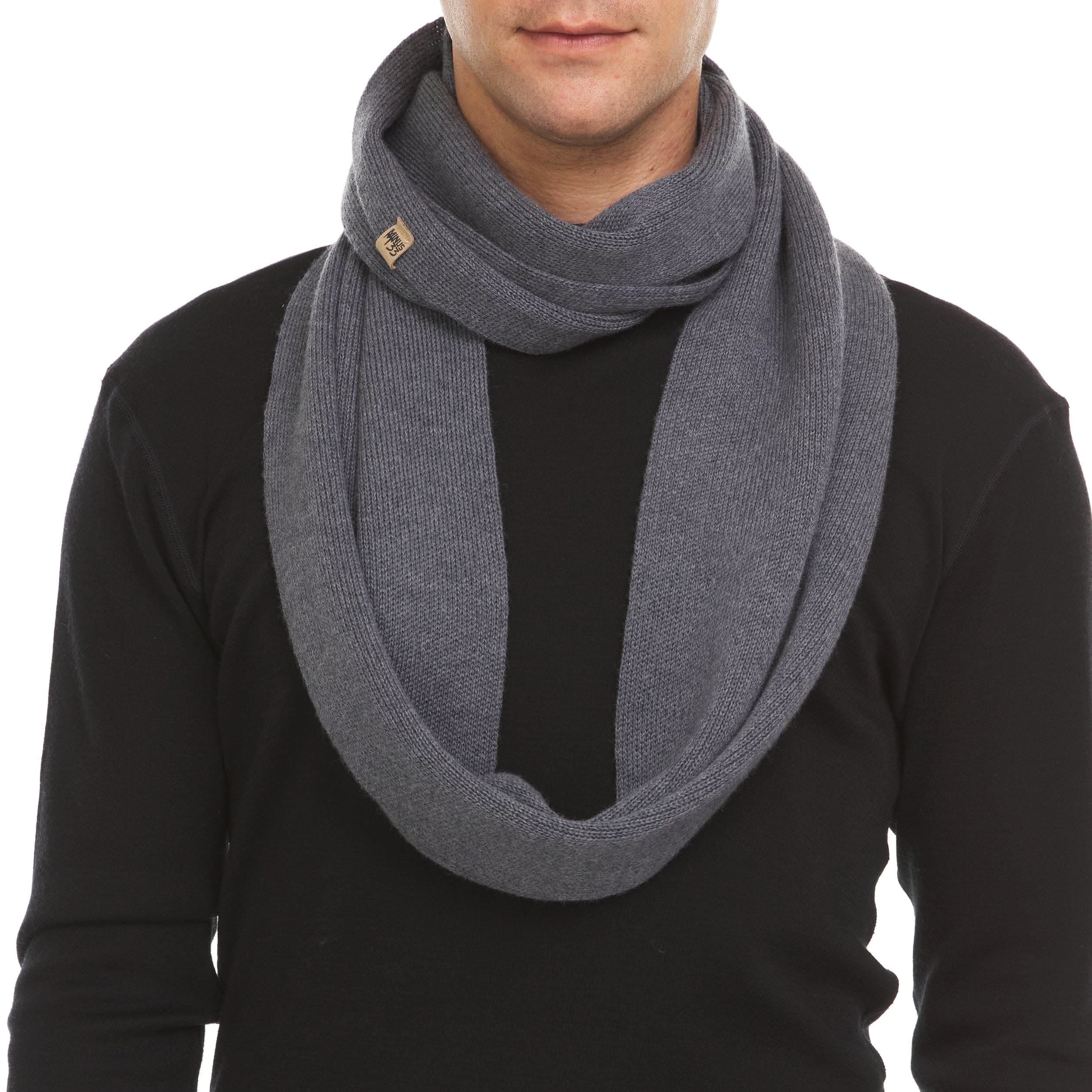 Everyday Merino Wool Infinity Loop Scarf for Outdoor & Travel
