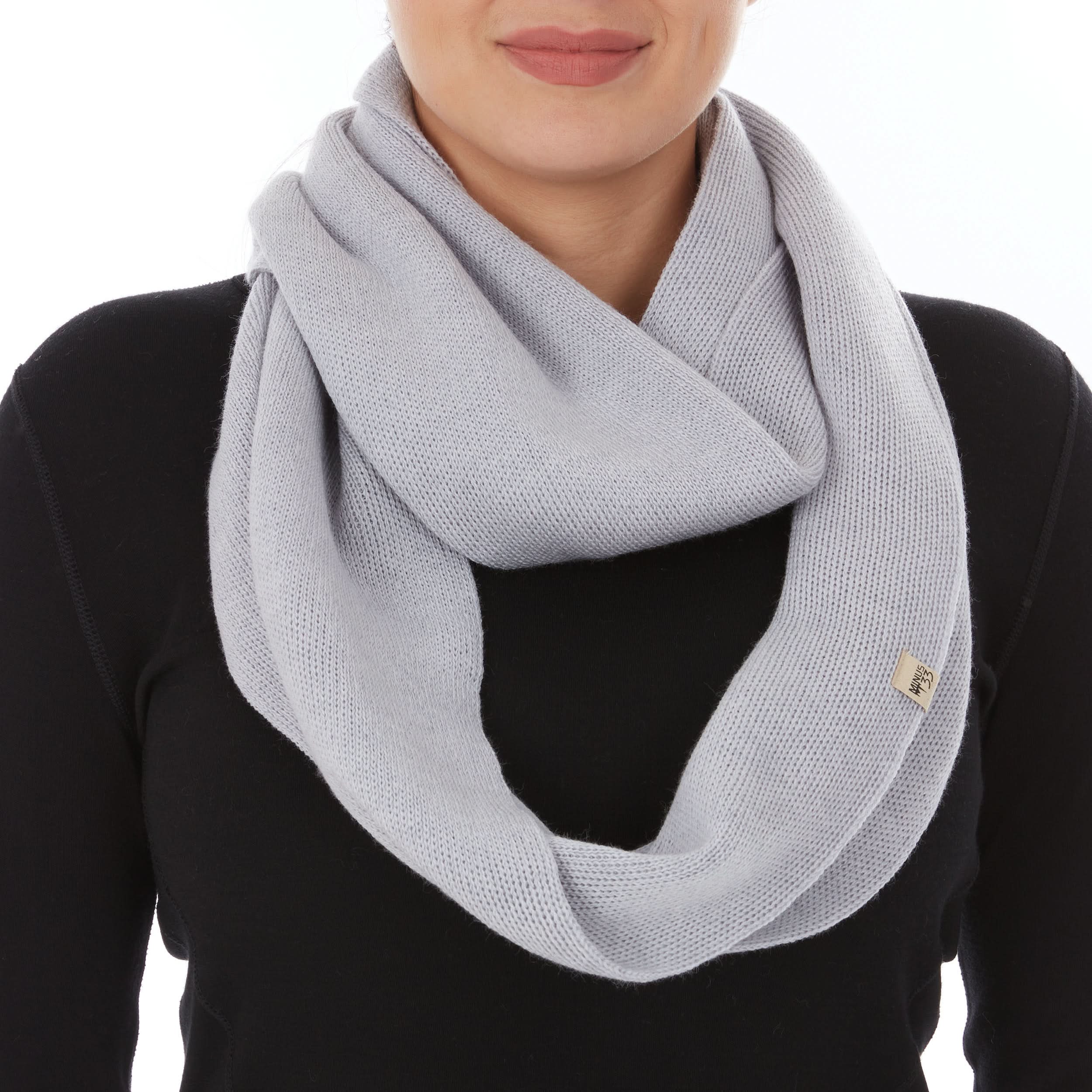 Everyday Merino Wool Infinity Loop Scarf for Outdoor & Travel