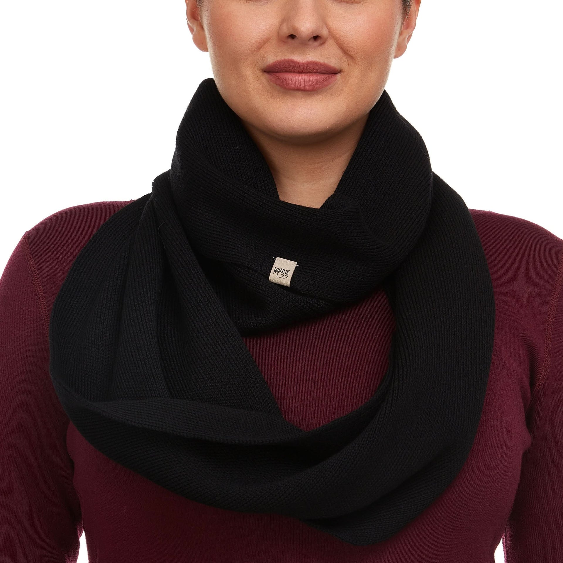 Everyday Merino Wool Infinity Loop Scarf for Outdoor & Travel