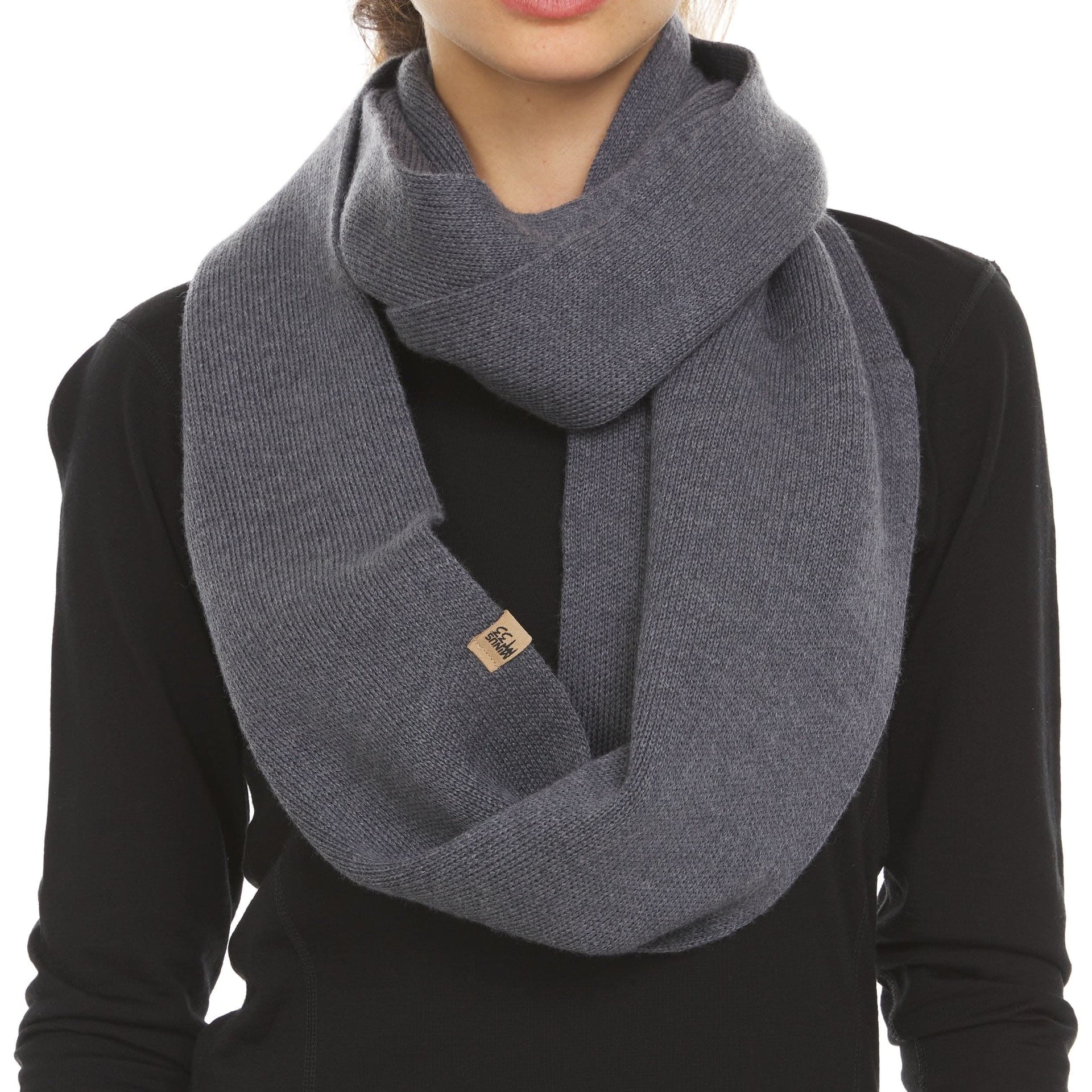 Everyday Merino Wool Infinity Loop Scarf for Outdoor & Travel