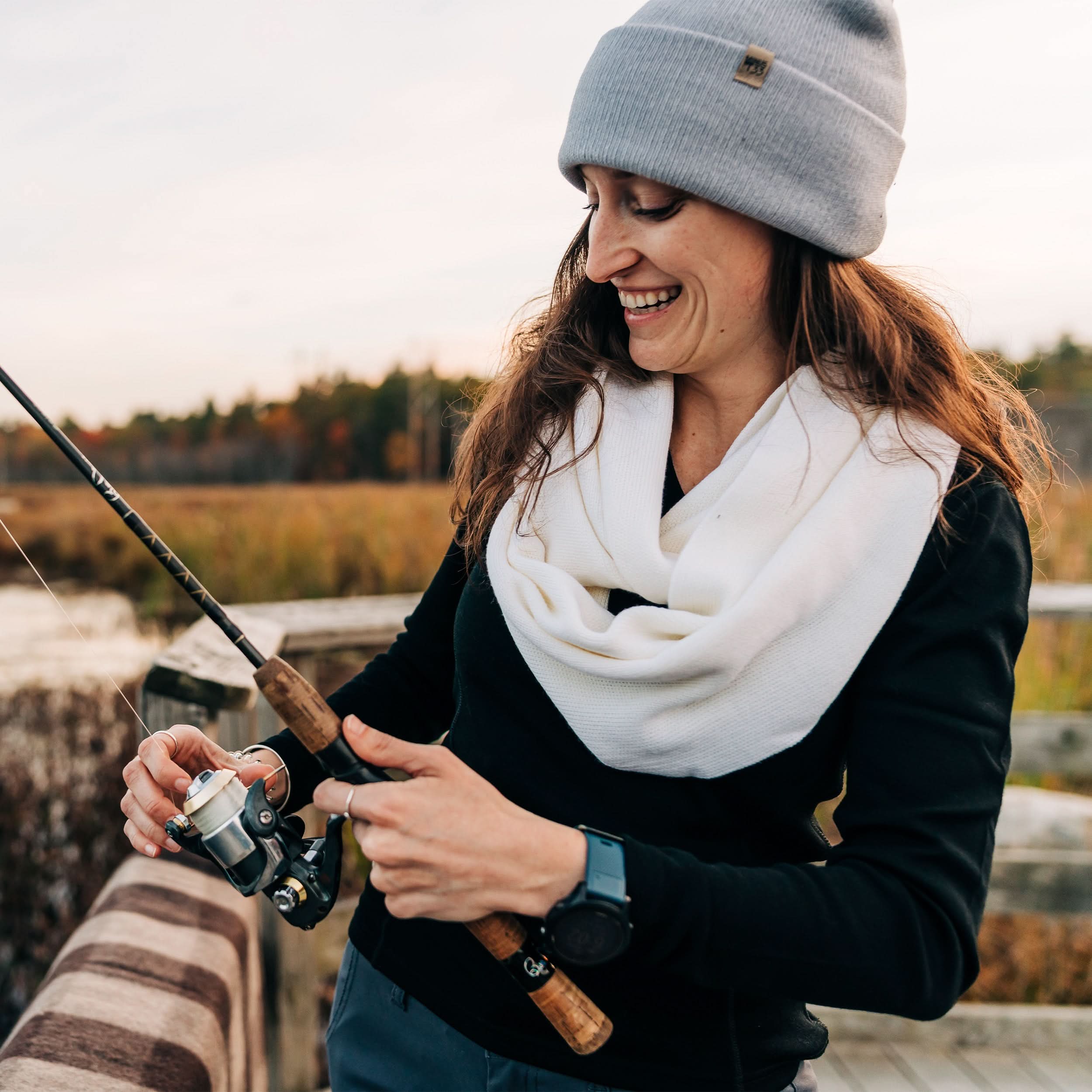 Everyday Merino Wool Infinity Loop Scarf for Outdoor & Travel