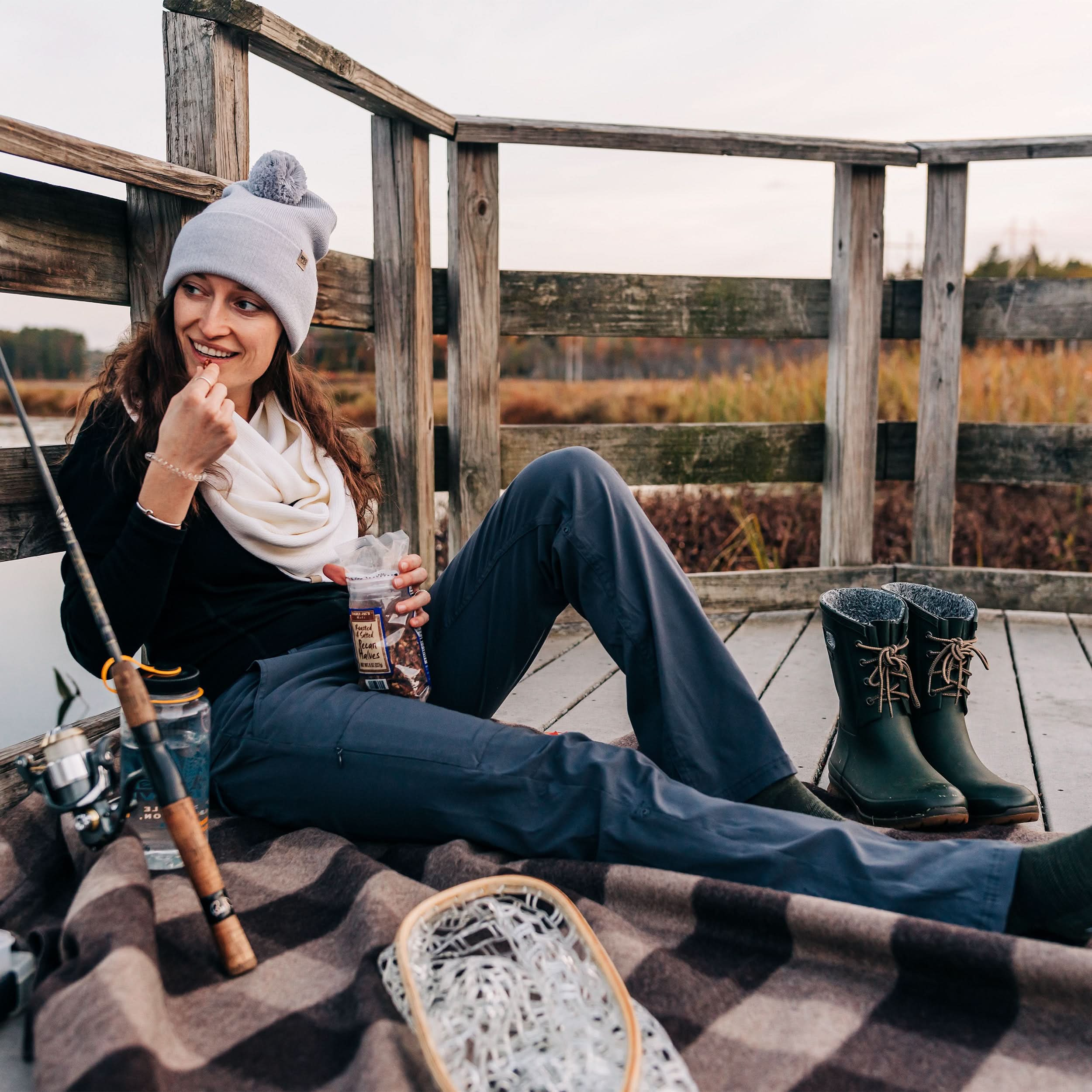 Everyday Merino Wool Infinity Loop Scarf for Outdoor & Travel