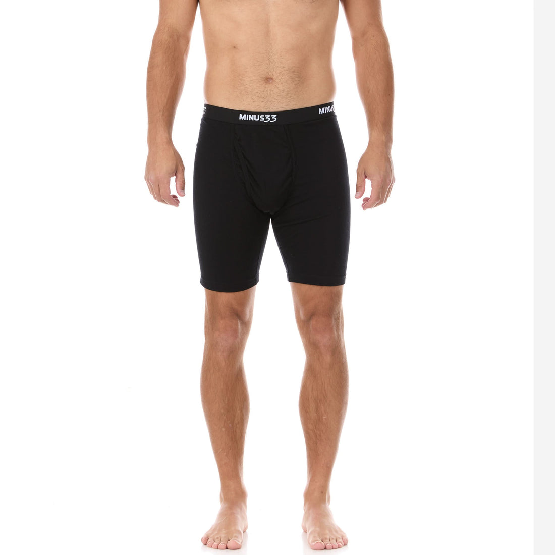 Men's Microweight Merino Wool Pouch Boxer Briefs - Athletic Fit