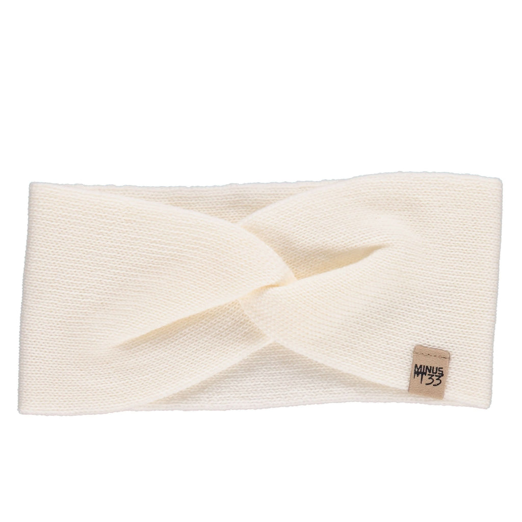 Merino Wool Twist Knit Headband for Winter and Outdoor Sport