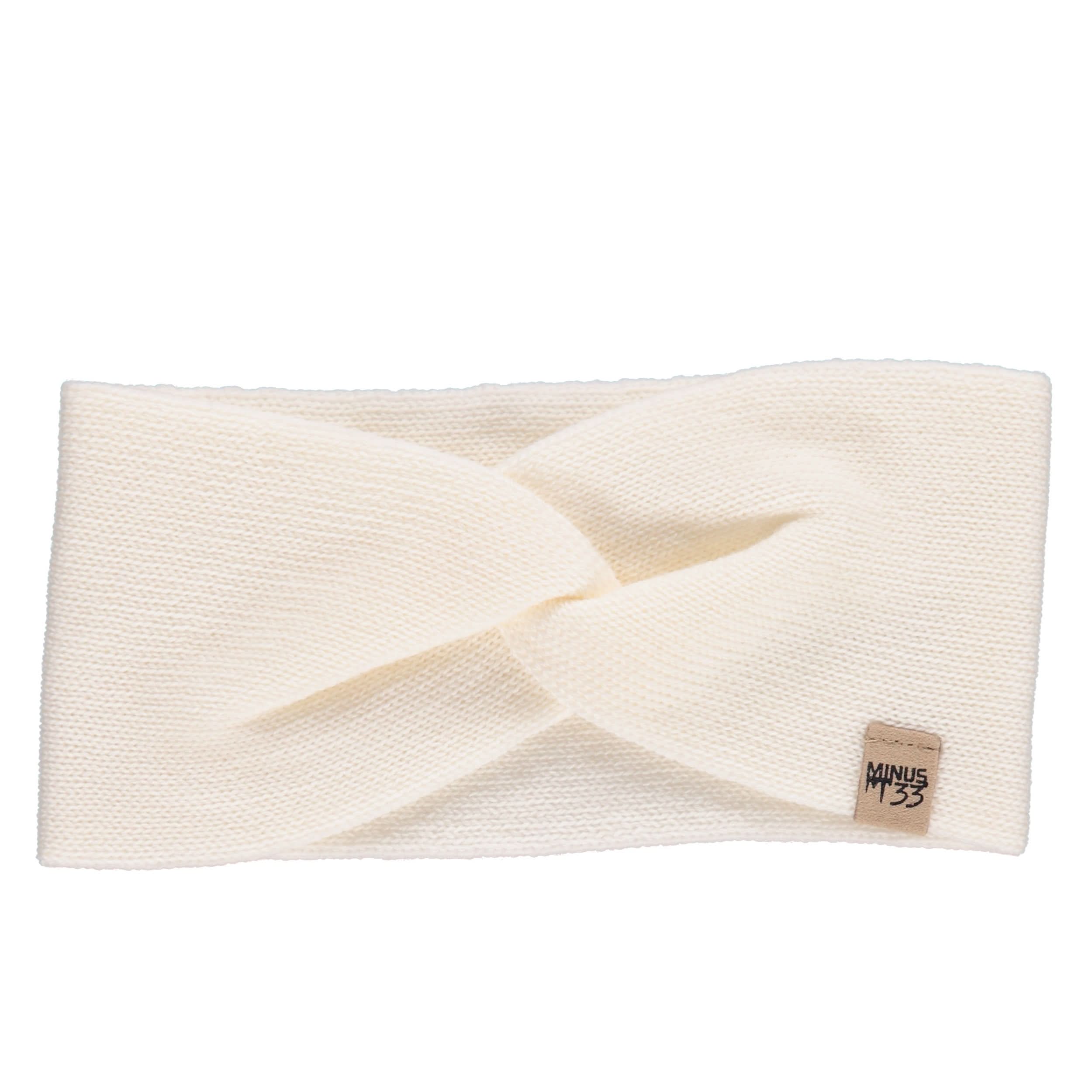 Merino Wool Twist Knit Headband for Winter and Outdoor Sport