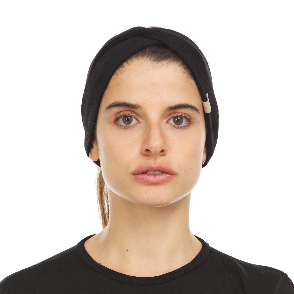 Merino Wool Twist Knit Headband for Winter and Outdoor Sport