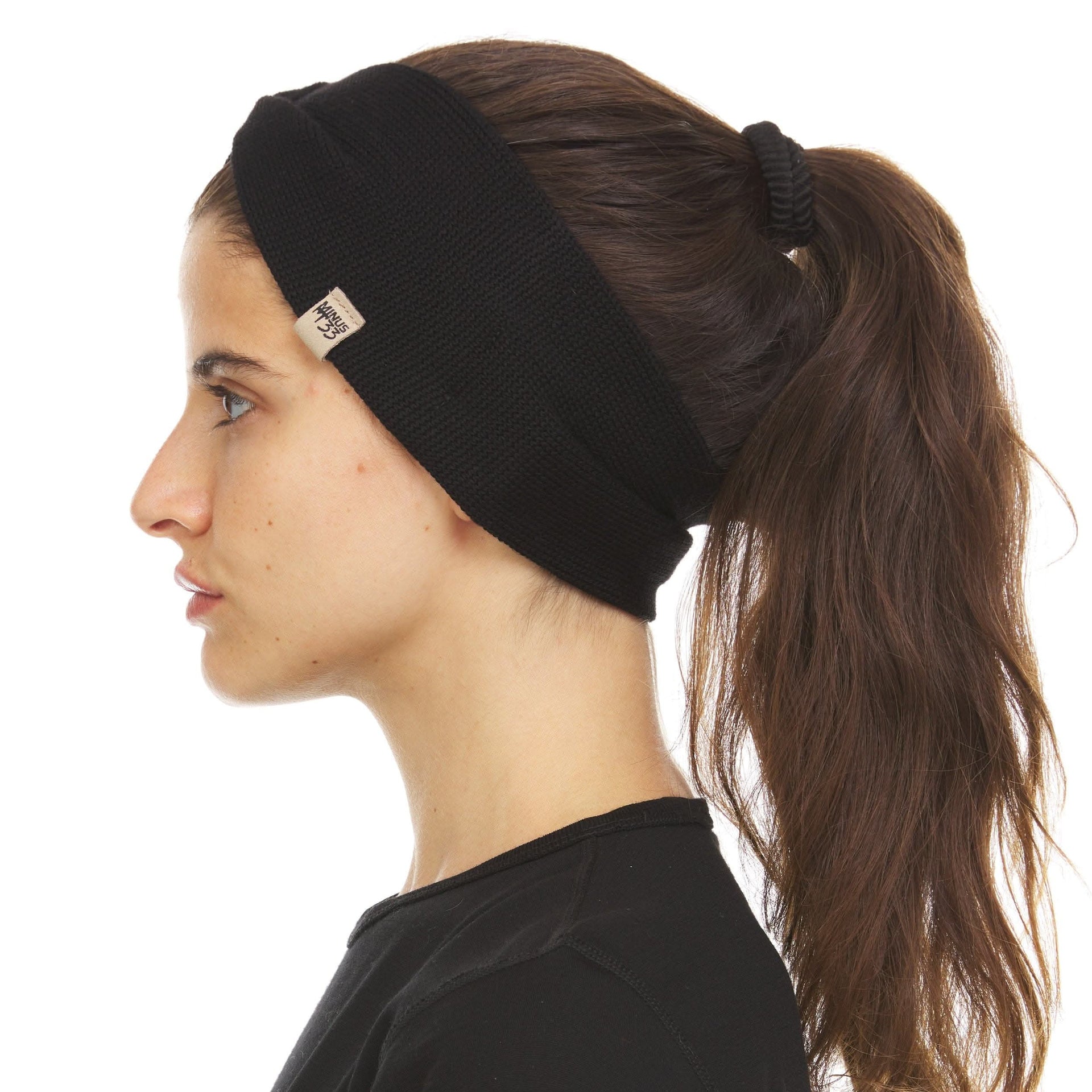 Merino Wool Twist Knit Headband for Winter and Outdoor Sport