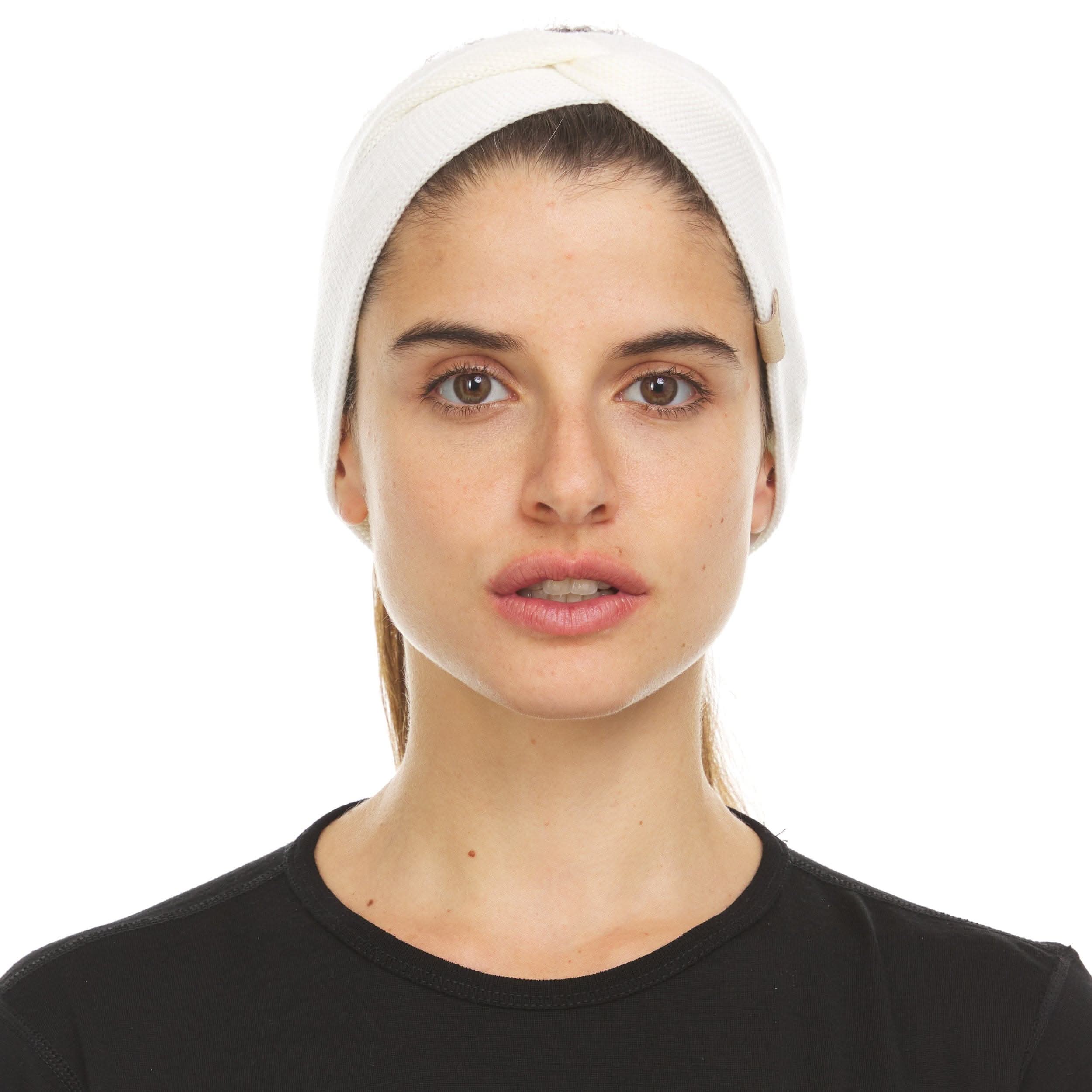 Merino Wool Twist Knit Headband for Winter and Outdoor Sport