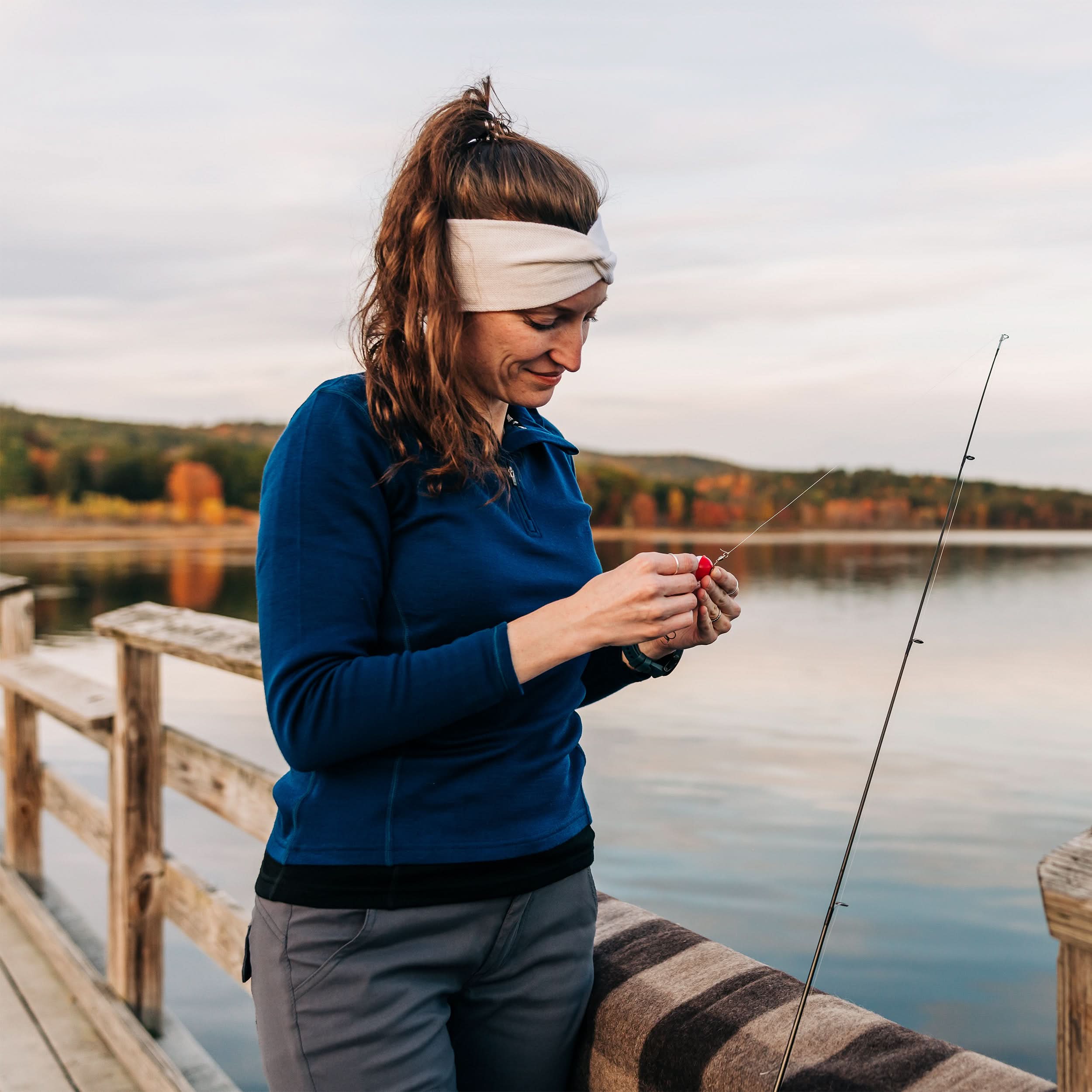 Merino Wool Twist Knit Headband for Winter and Outdoor Sport