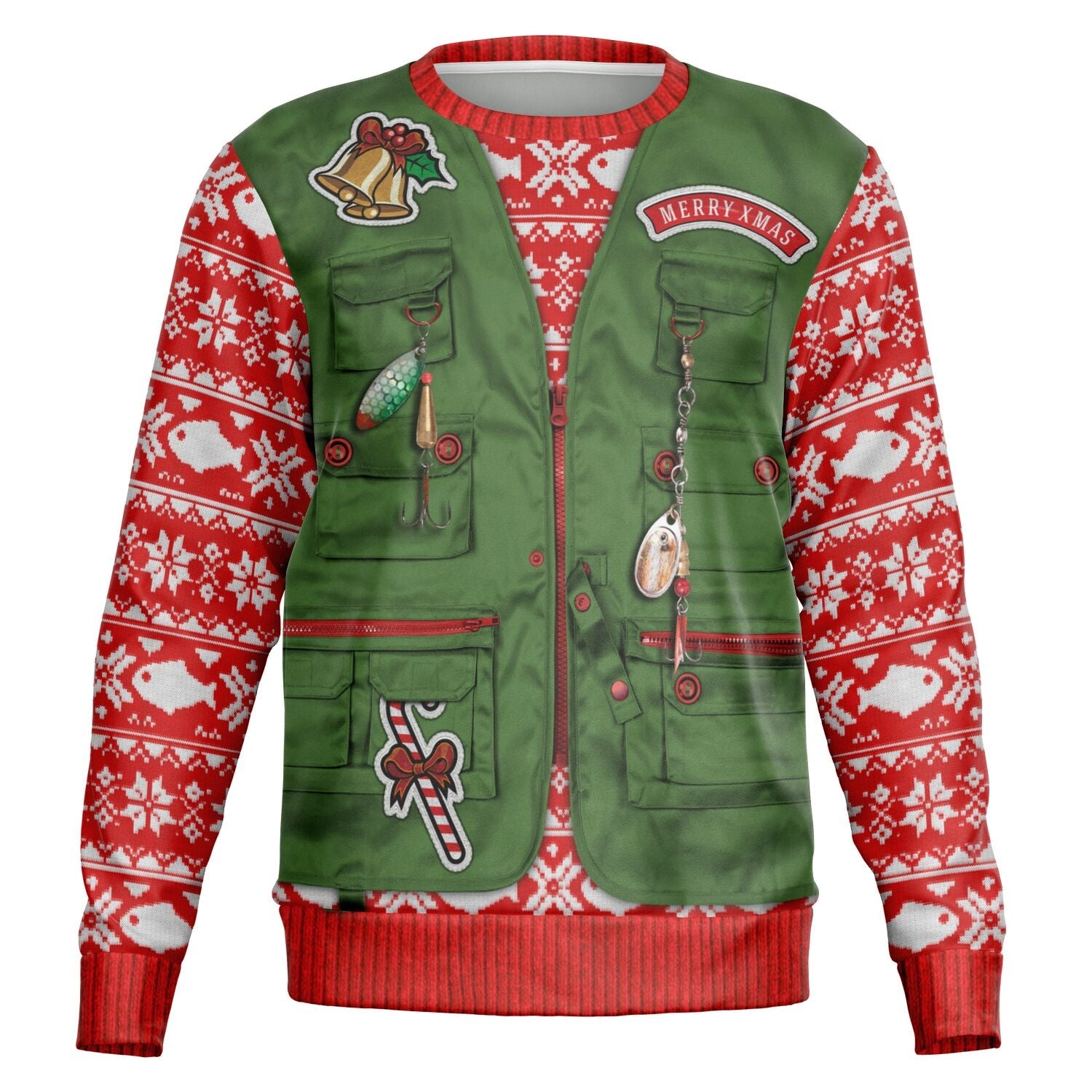 Merry Fishmas Christmas Sweatshirt