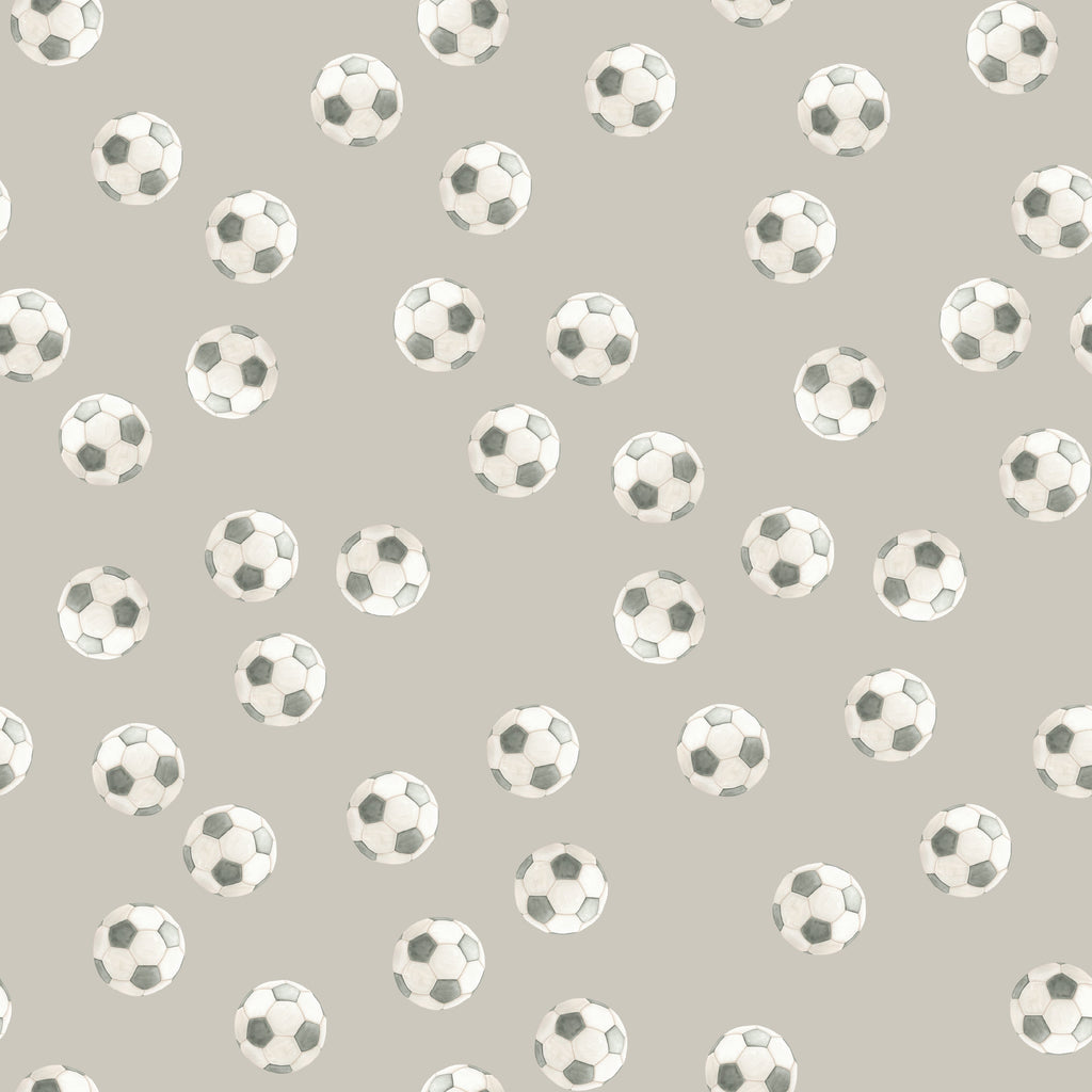 Messi Geometric Removable Wallpaper - Playful Green and Blue Print