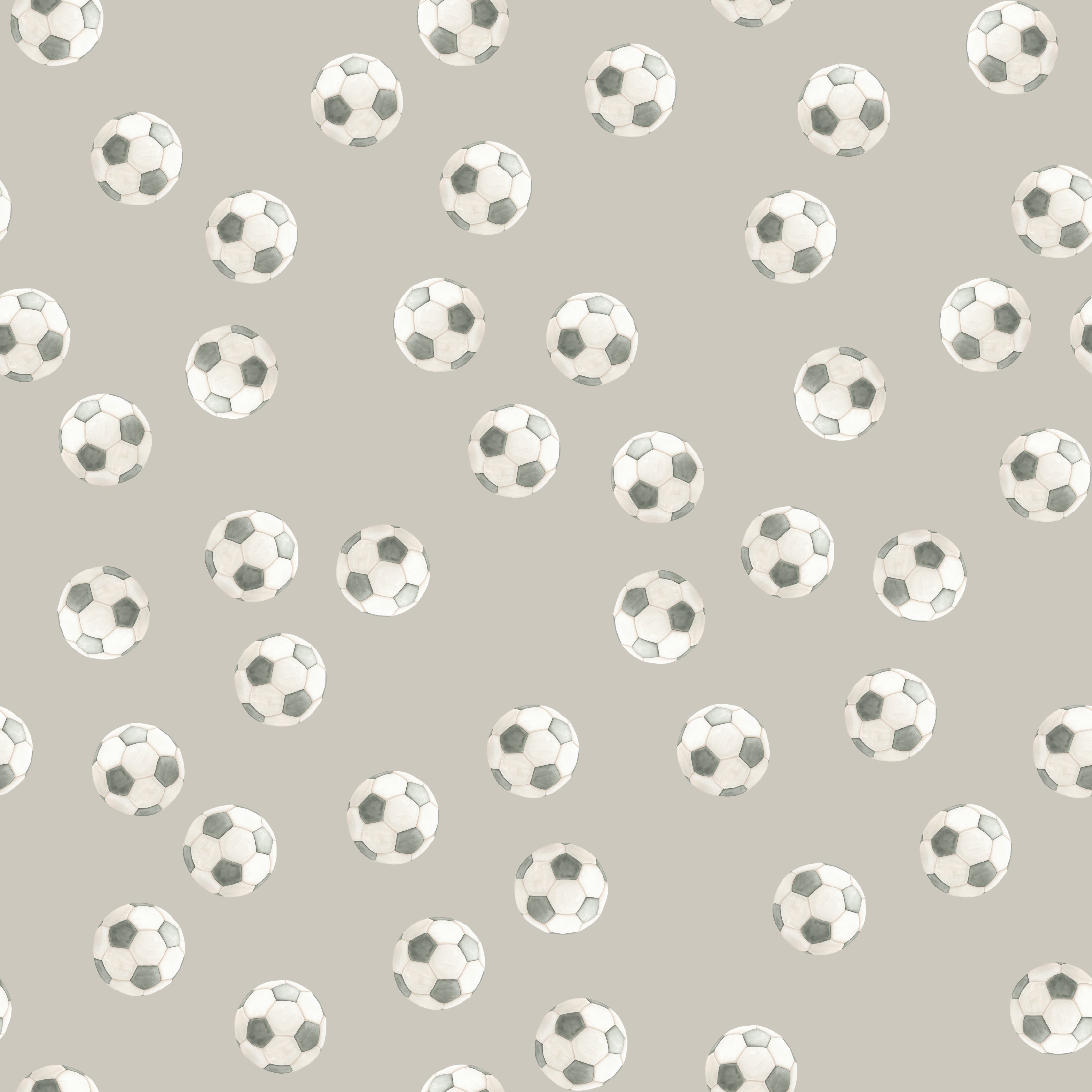 Messi Geometric Removable Wallpaper - Playful Green and Blue Print