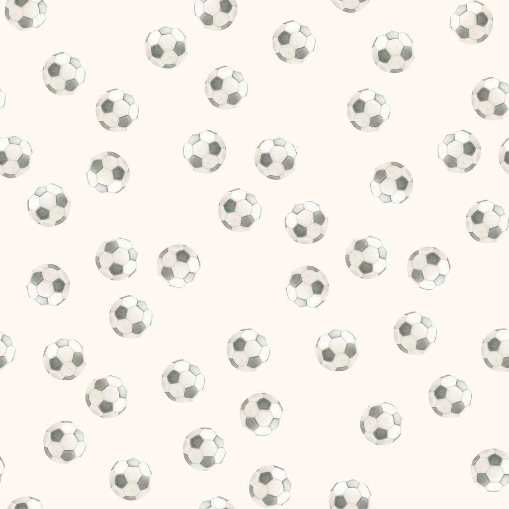 Messi Geometric Removable Wallpaper - Playful Green and Blue Print