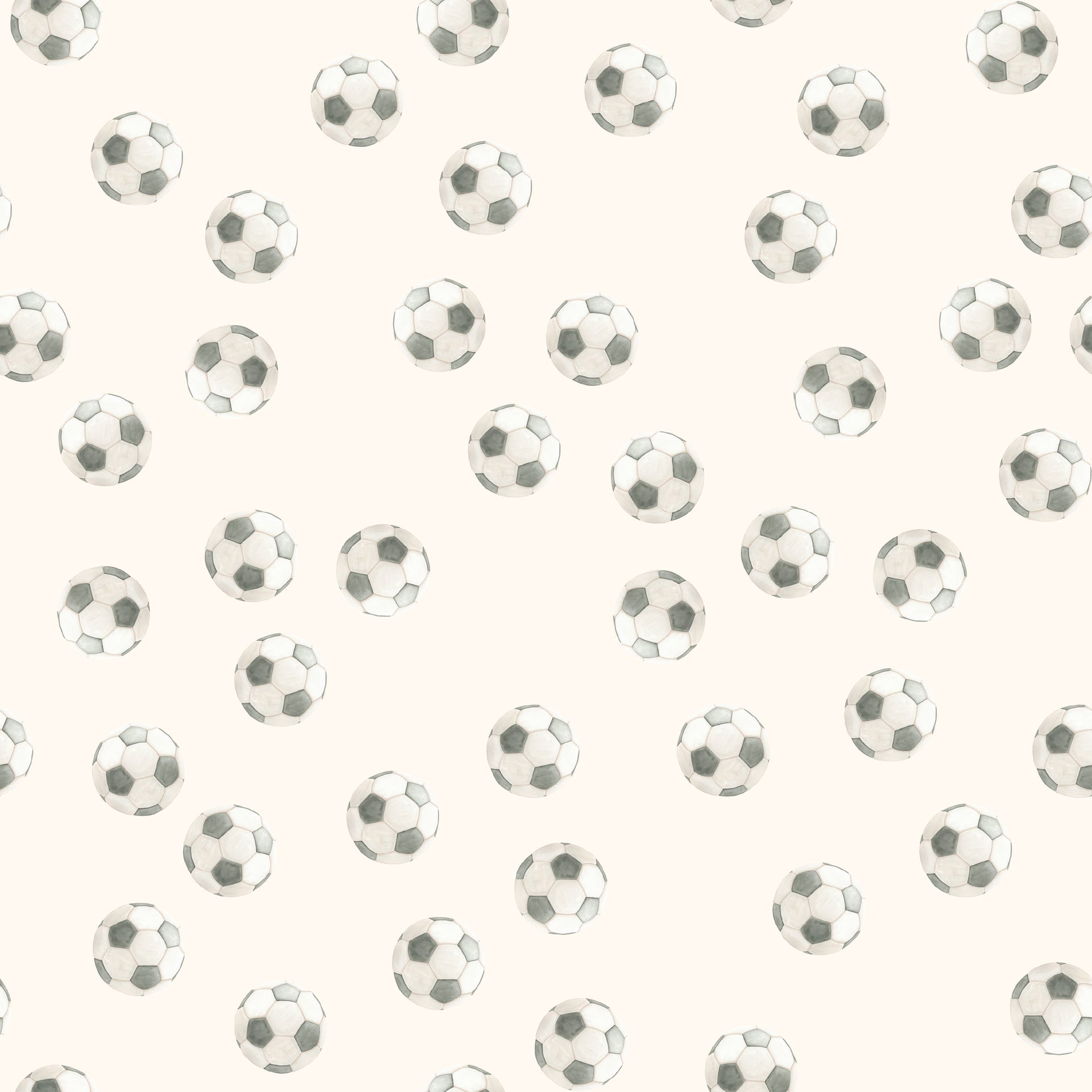 Messi Geometric Removable Wallpaper - Playful Green and Blue Print
