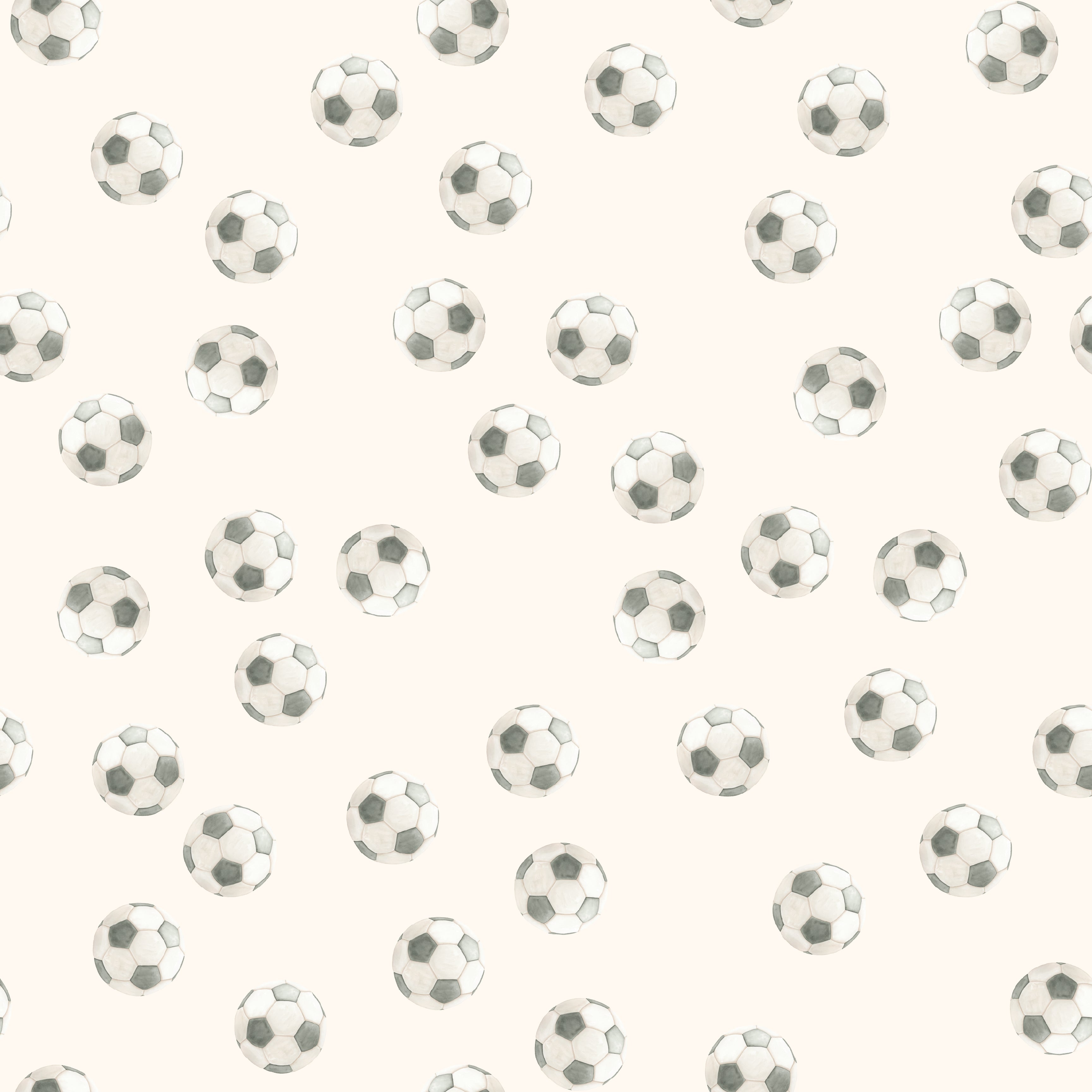 Messi Geometric Removable Wallpaper - Playful Green and Blue Print