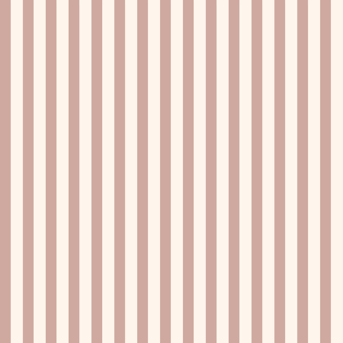 Meyer Pinstripe Wallpaper - Minimalist Neutral Beige & Cream