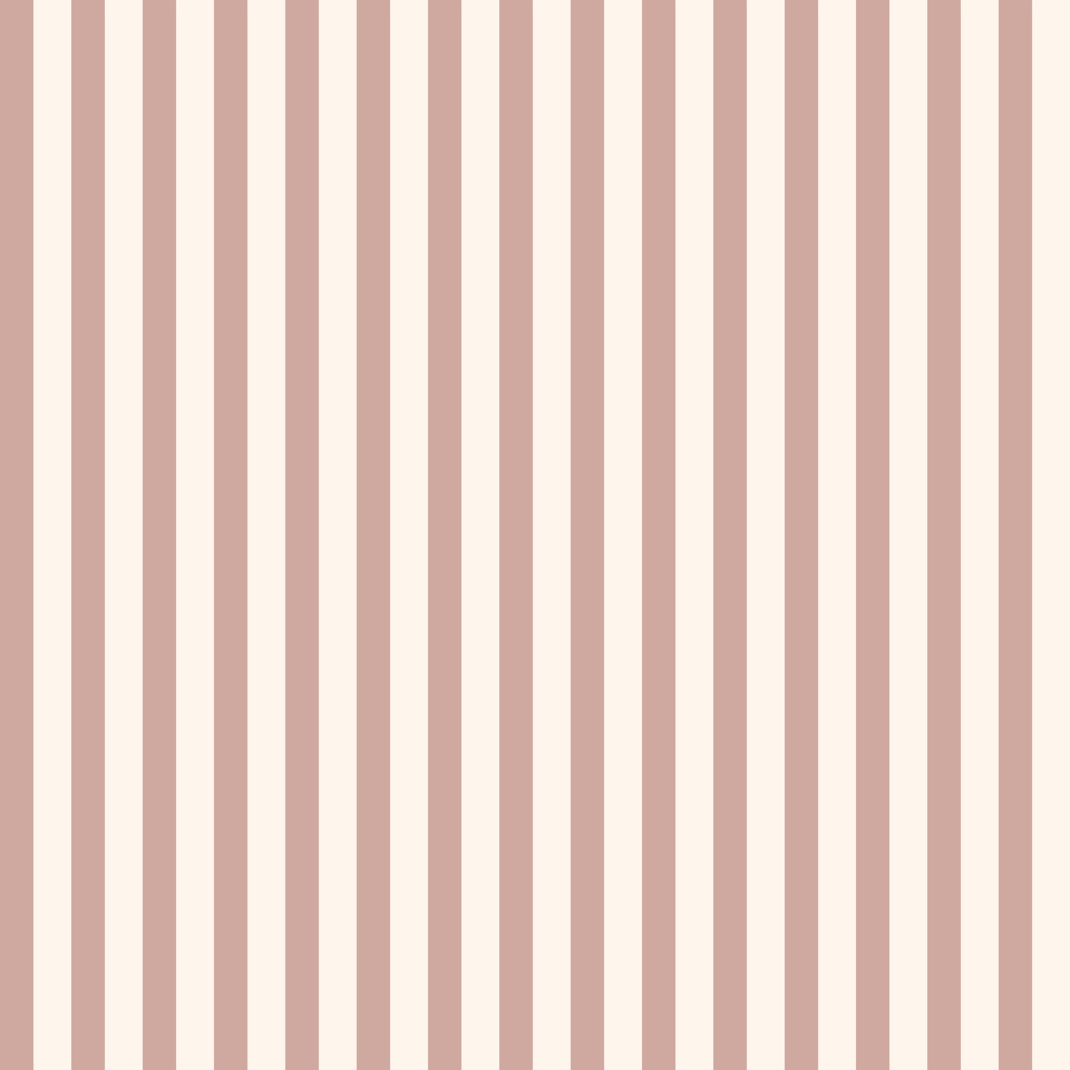 Meyer Pinstripe Wallpaper - Minimalist Neutral Beige & Cream