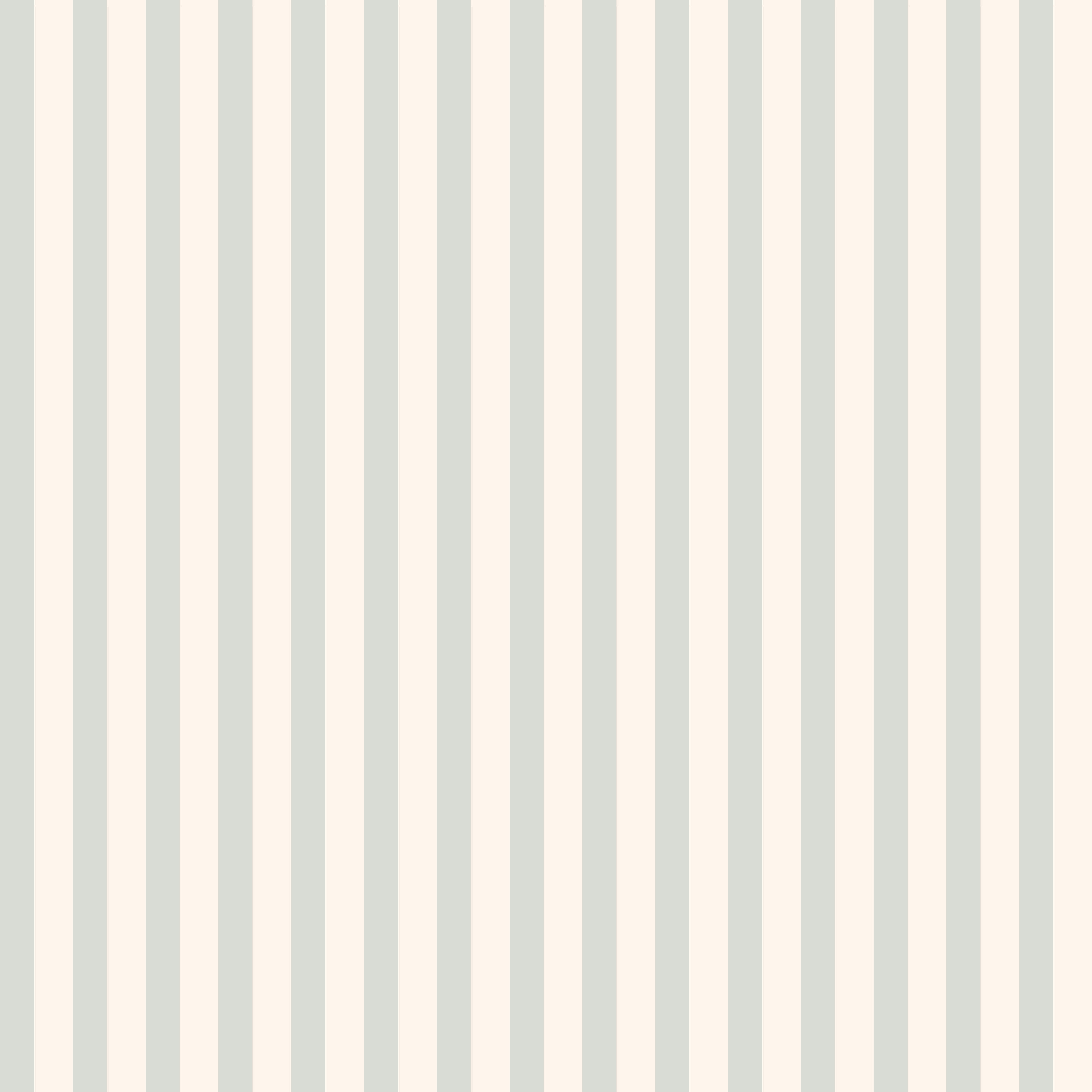 Meyer Pinstripe Wallpaper - Minimalist Neutral Beige & Cream