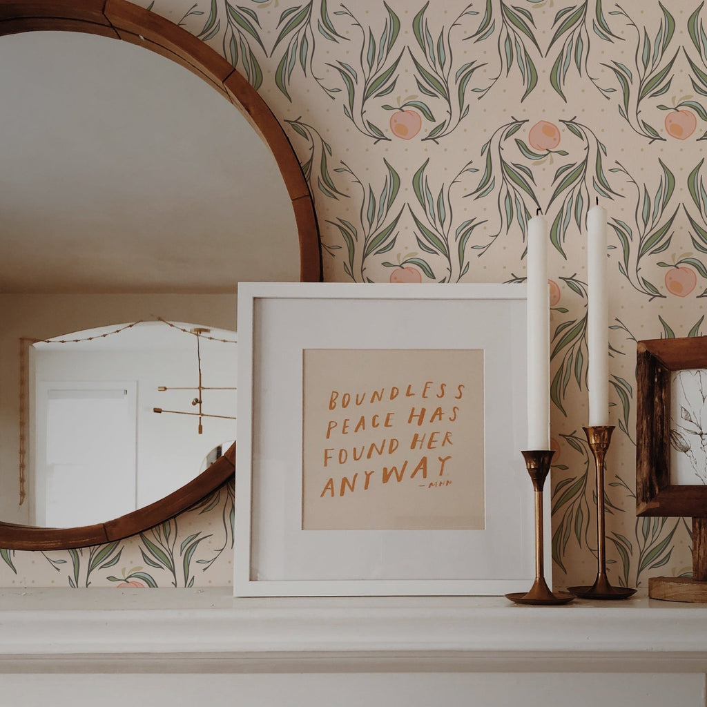 Mia Peel and Stick Removable Wallpaper by Erin Silliman Designs