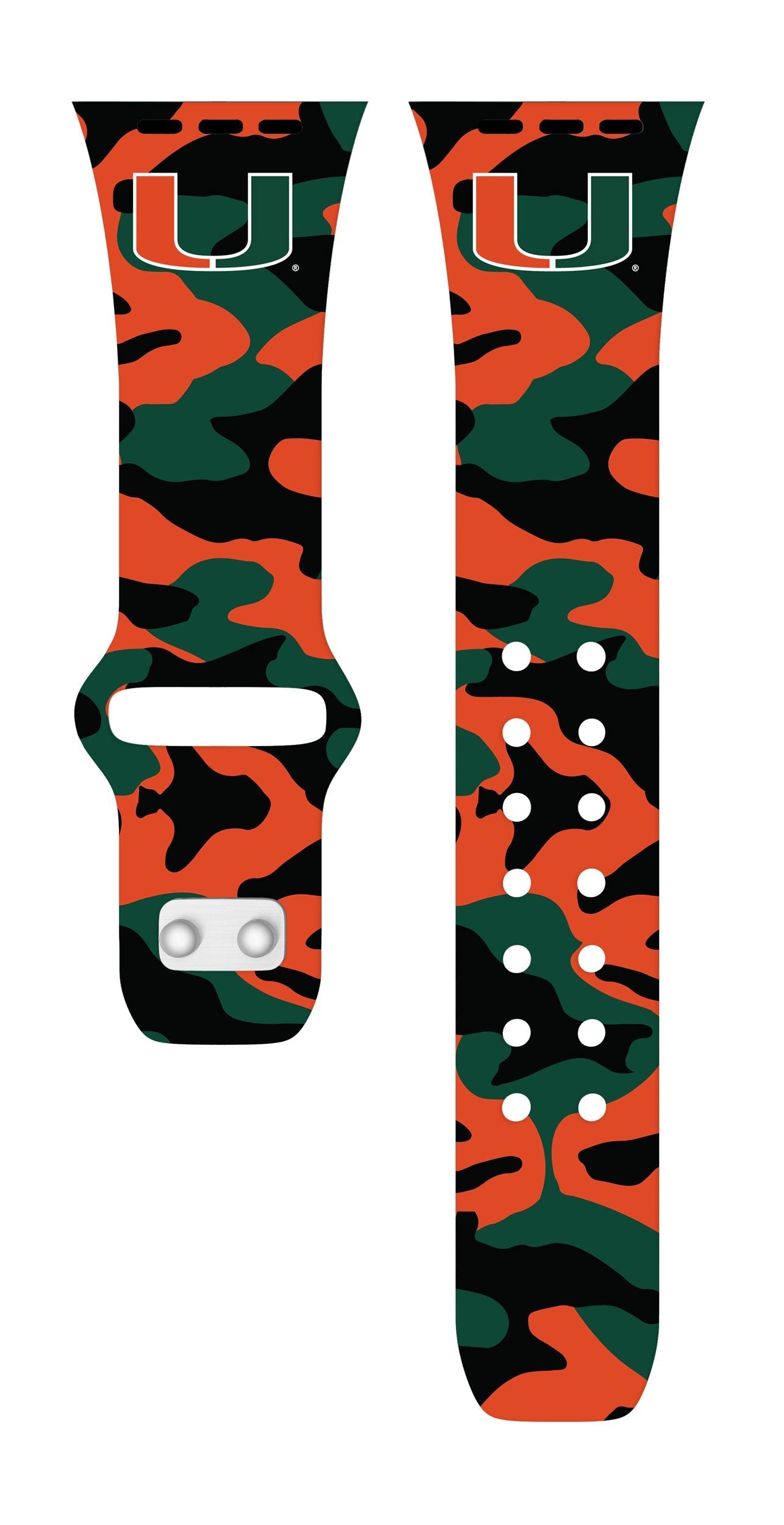 Miami Hurricanes HD Apple Watch Band