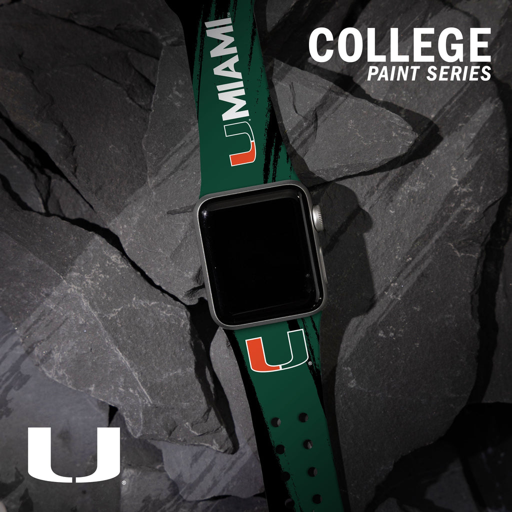 Miami Hurricanes HD Apple Watch Band