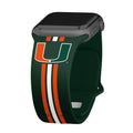Miami Hurricanes HD Apple Watch Band