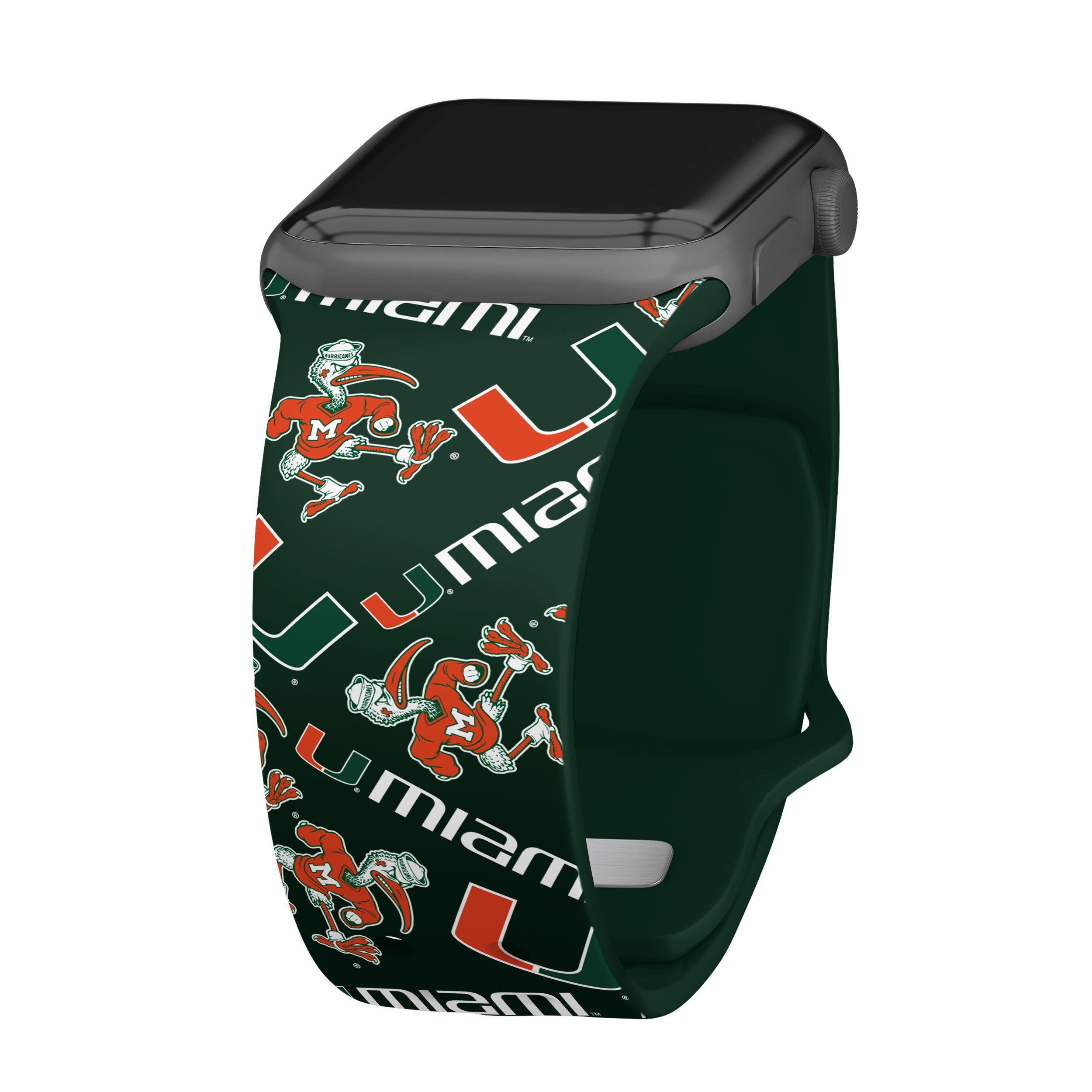 Miami Hurricanes HD Apple Watch Band
