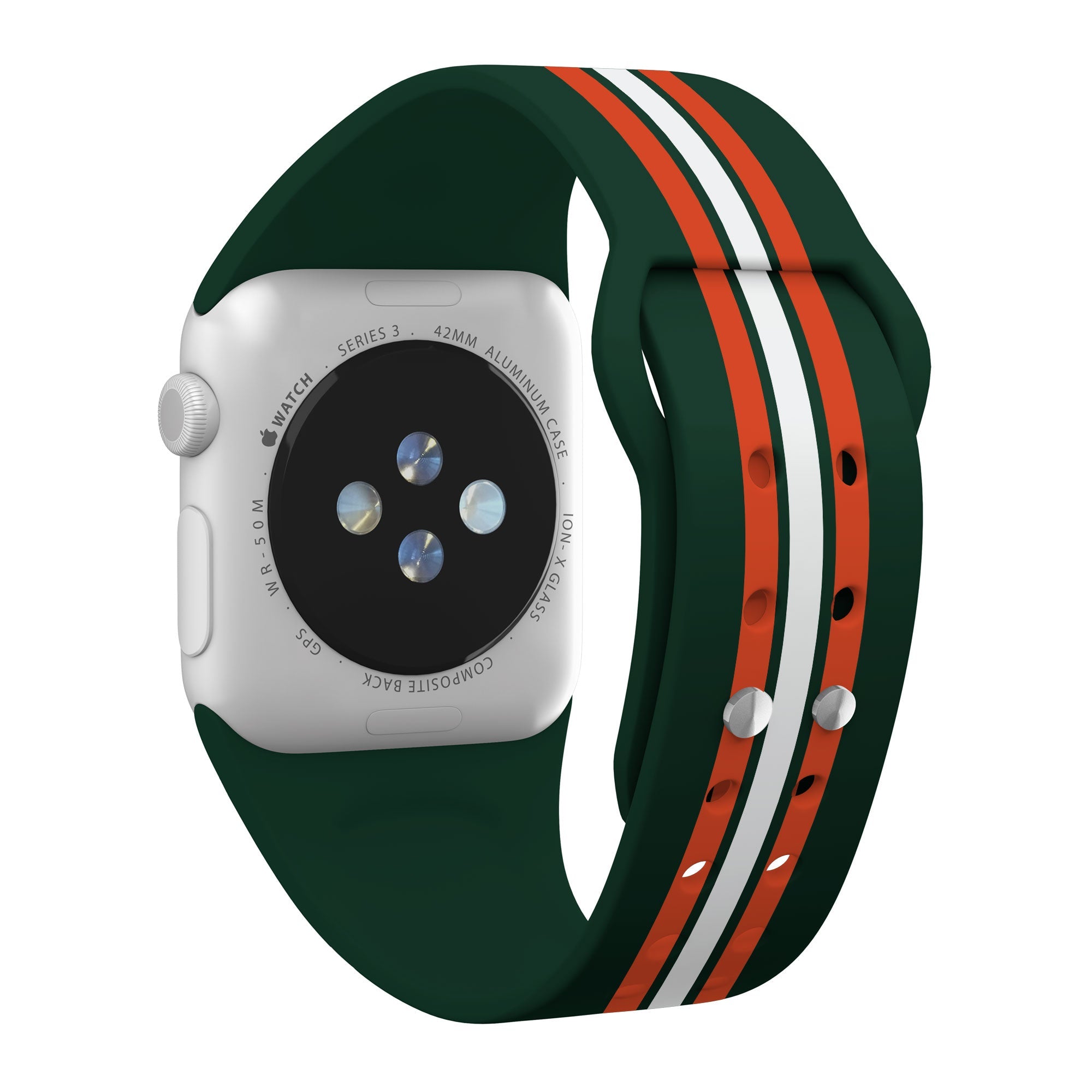 Miami Hurricanes HD Apple Watch Band