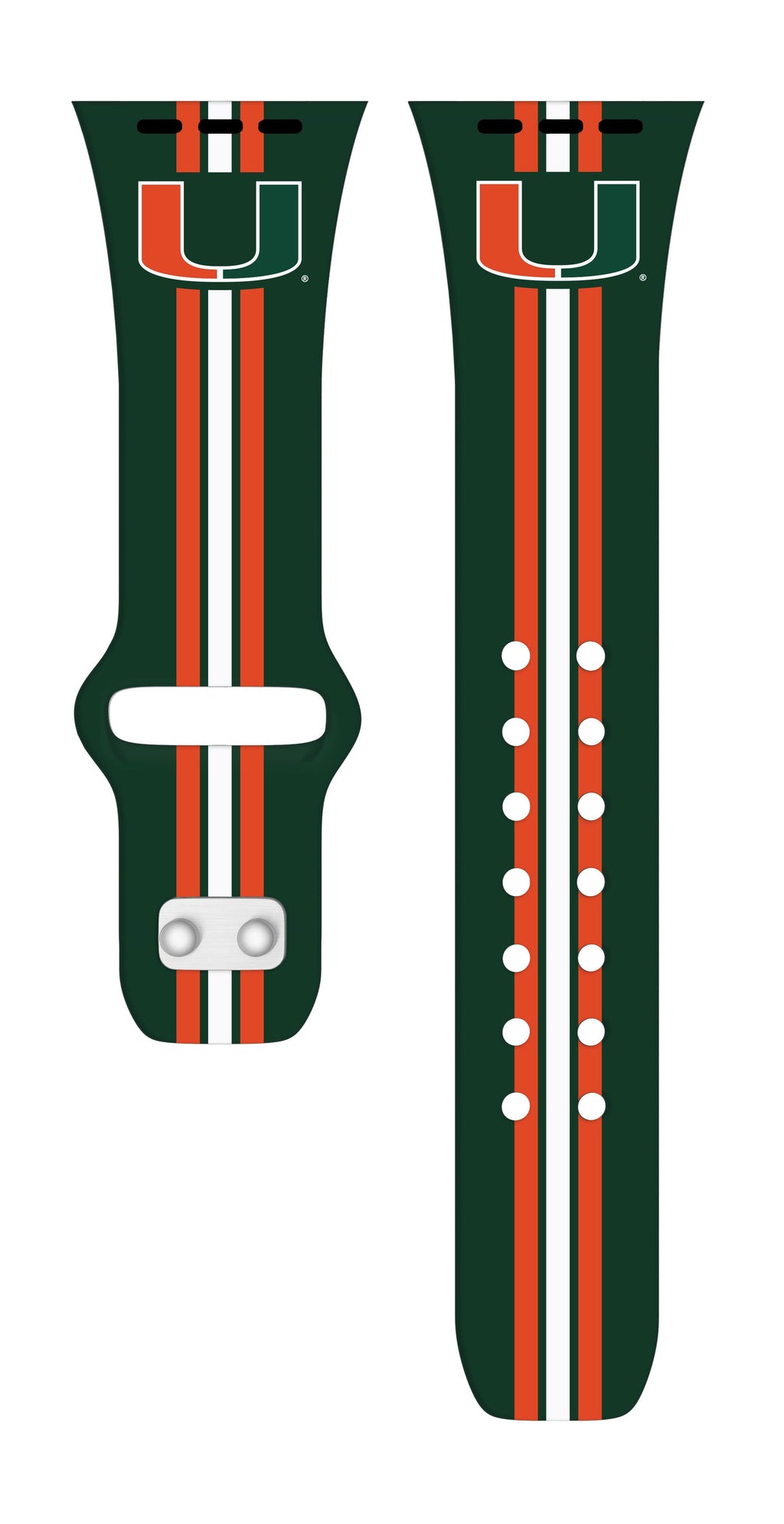 Miami Hurricanes HD Apple Watch Band