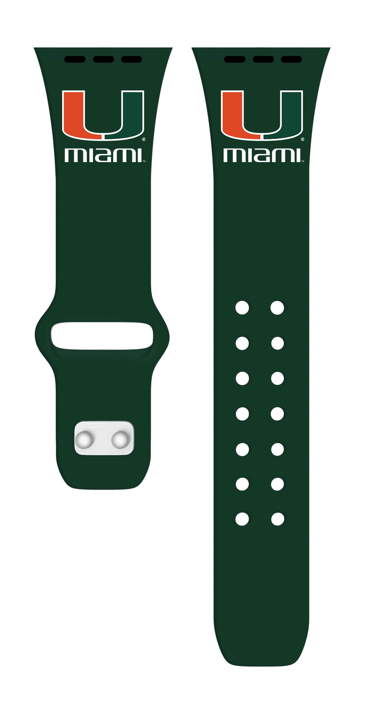 Miami Hurricanes HD Apple Watch Band