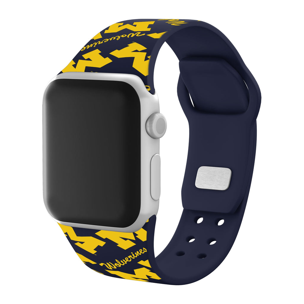 Michigan Wolverines HD Apple Watch Band for Series 1-10 & Ultra