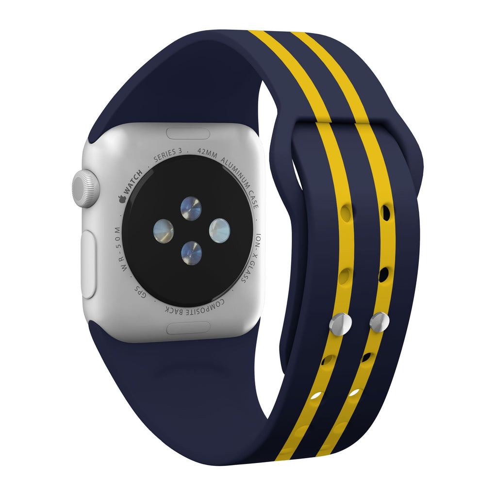 Michigan Wolverines HD Apple Watch Band for Series 1-10 & Ultra