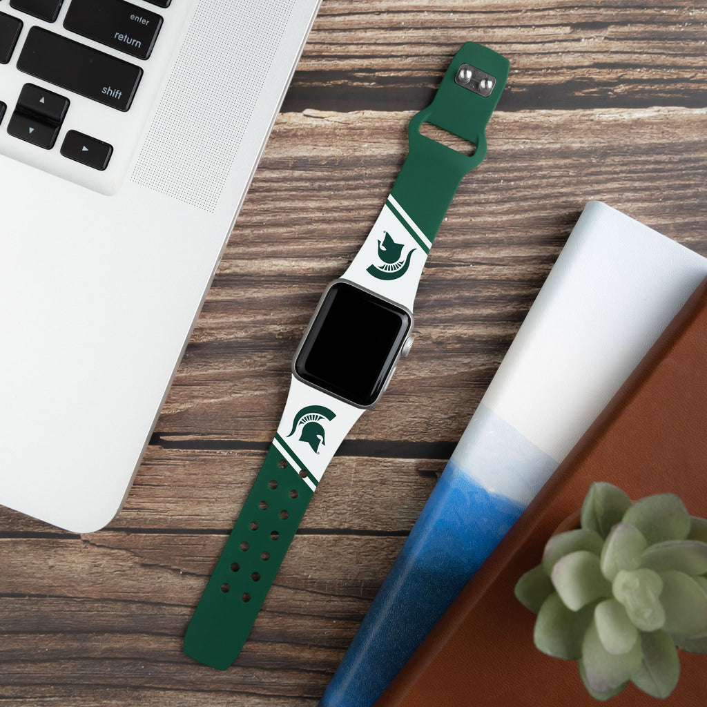 Michigan State Spartans HD Apple Watch Band