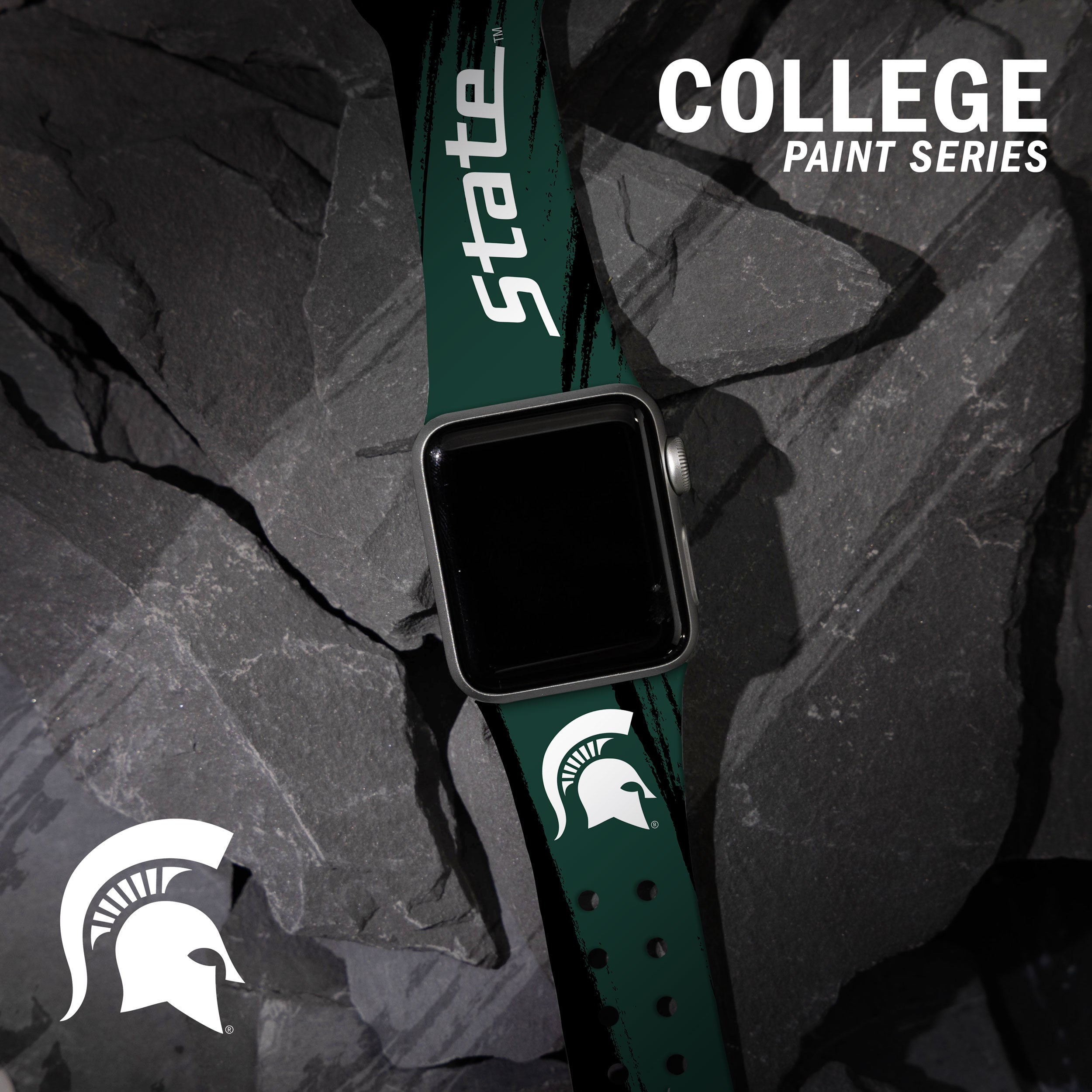 Michigan State Spartans HD Apple Watch Band