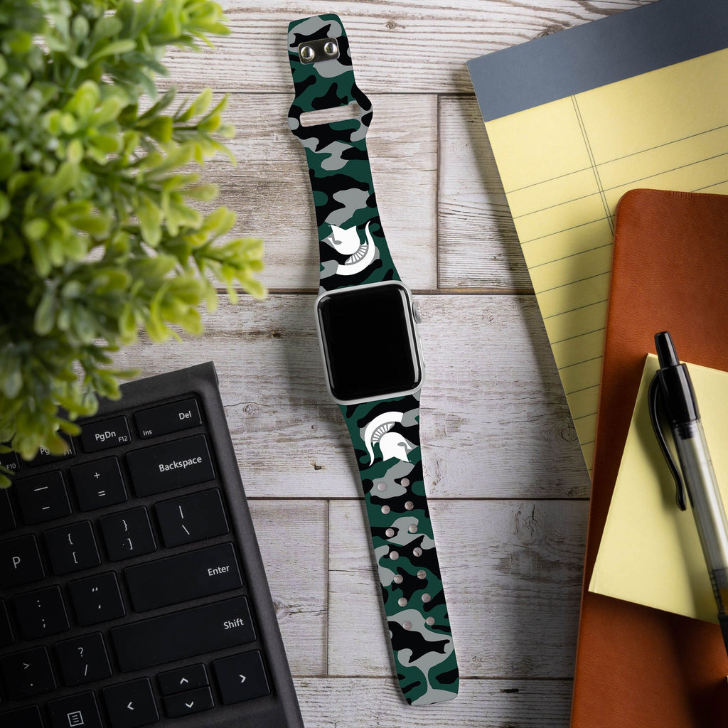 Michigan State Spartans HD Apple Watch Band