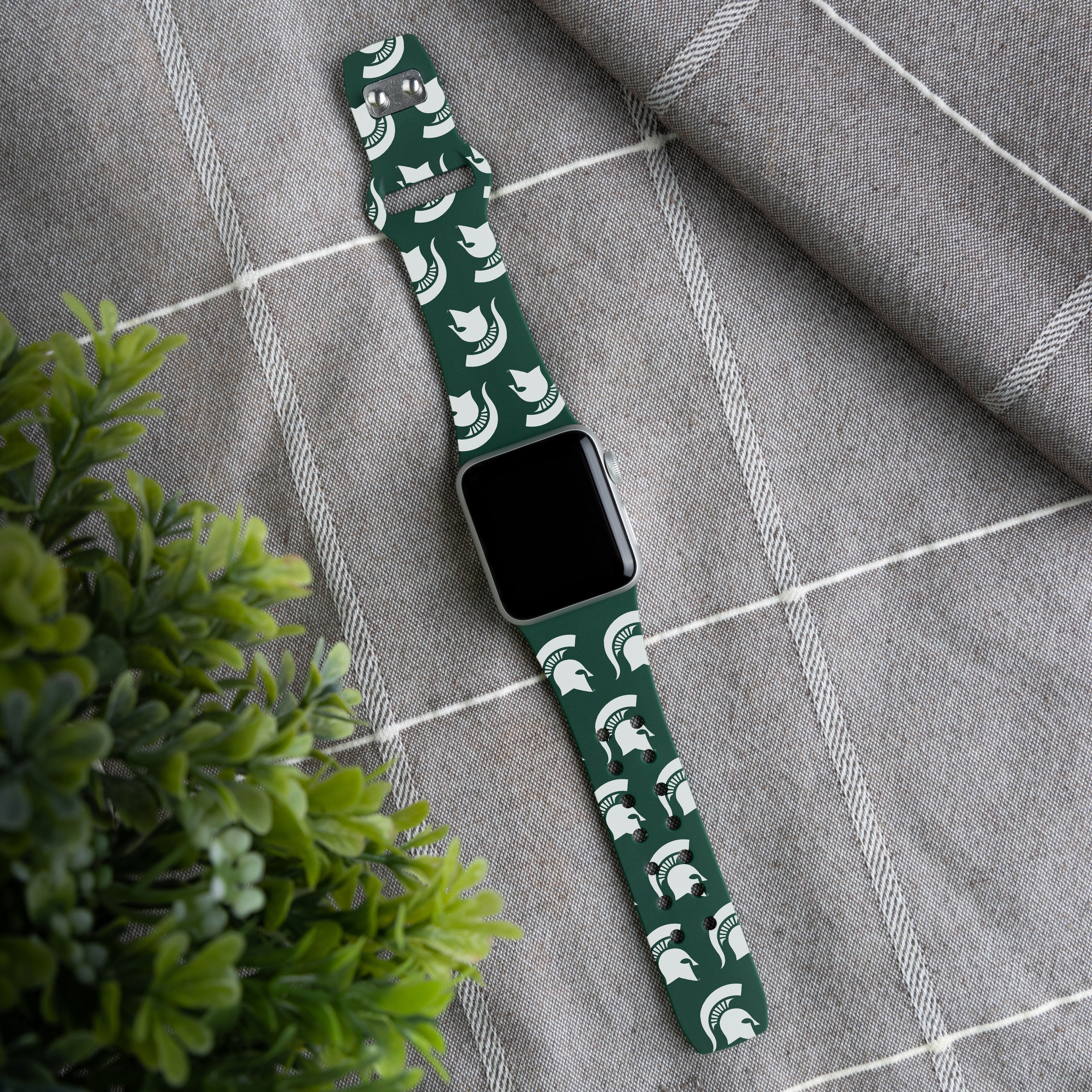Michigan State Spartans HD Apple Watch Band