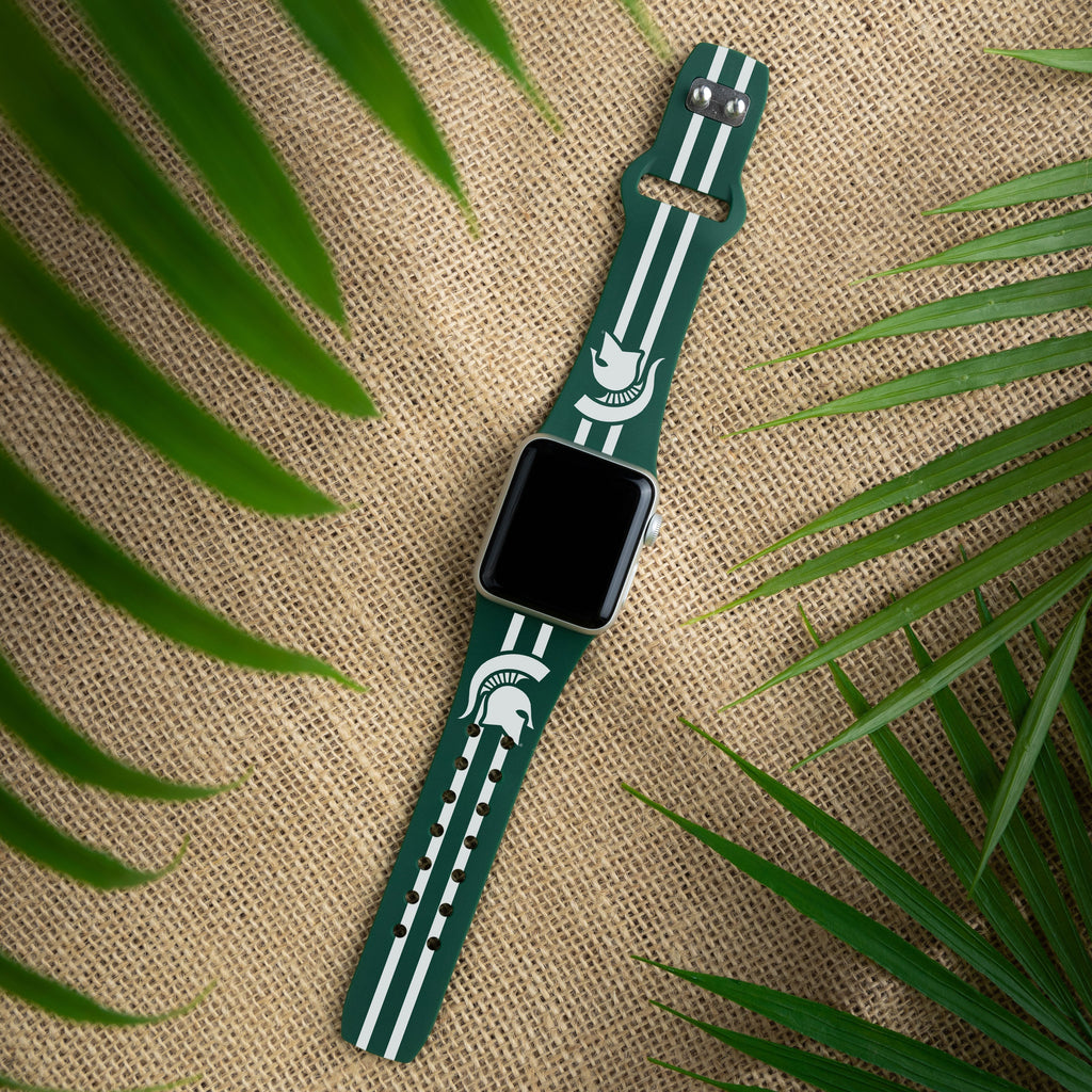 Michigan State Spartans HD Apple Watch Band