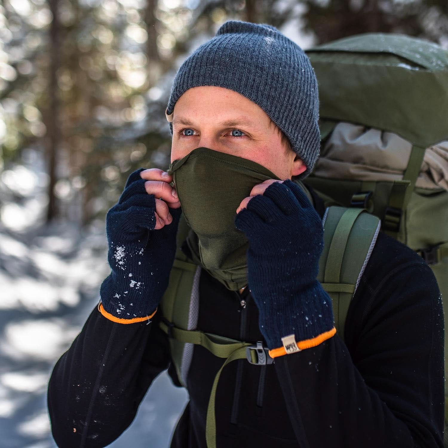 Woolverino Multiclava Neck Gaiter Lightweight Balaclava