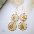 Midas Boho Babe Gold Fern Earrings