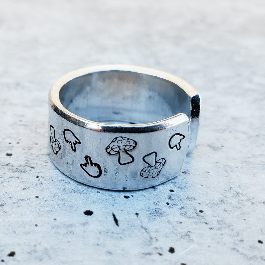Middle Finger Mushroom Ring