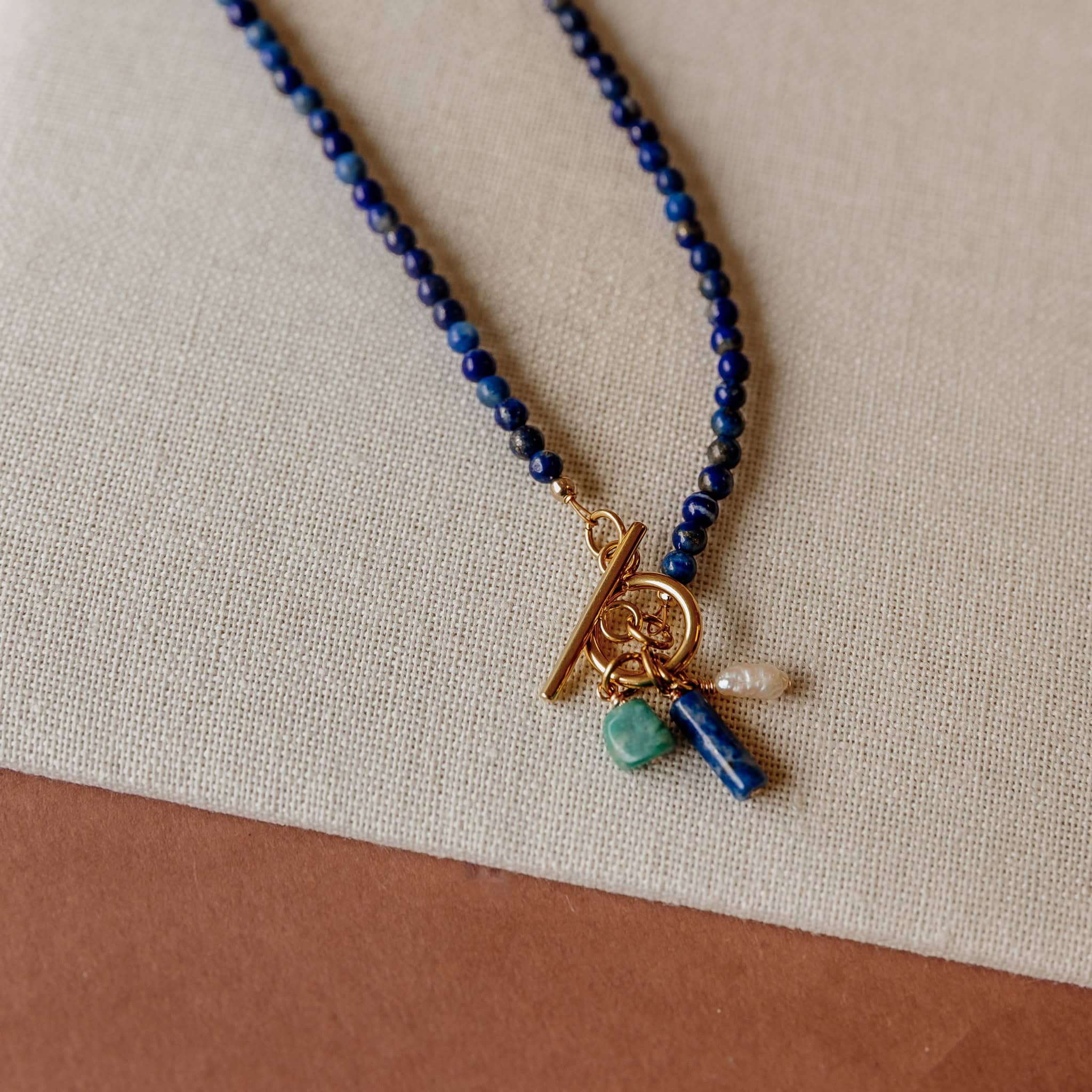 Midnight Bay Charm Necklace