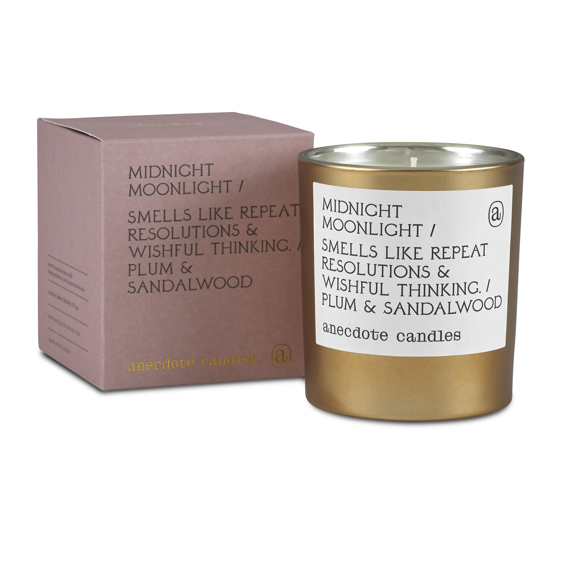 Midnight Moonlight Luxury Scented Glass Candle