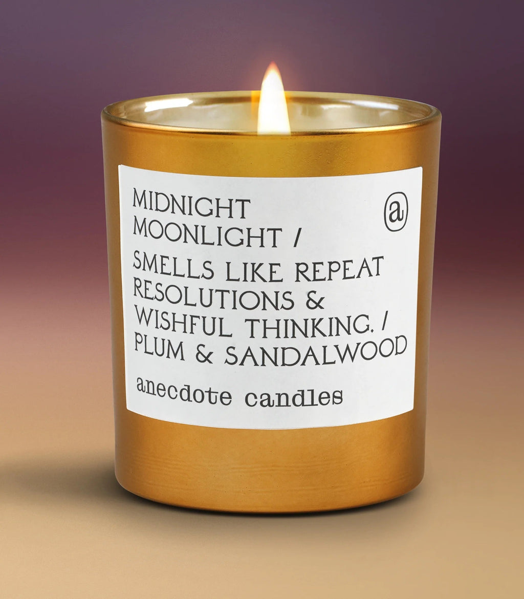 Midnight Moonlight Luxury Scented Glass Candle