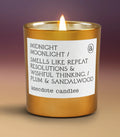Midnight Moonlight Luxury Scented Glass Candle