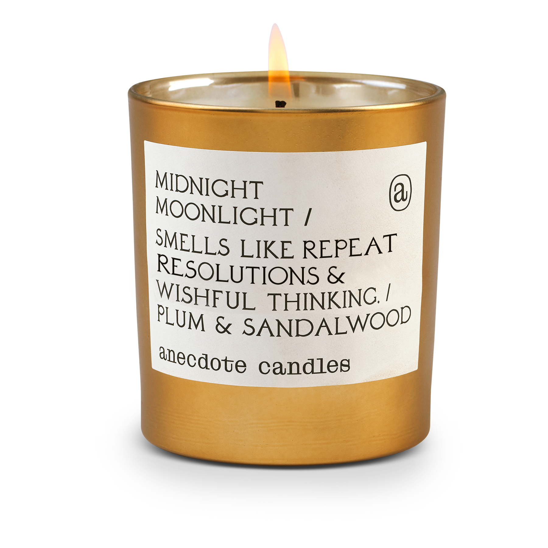 Midnight Moonlight Luxury Scented Glass Candle